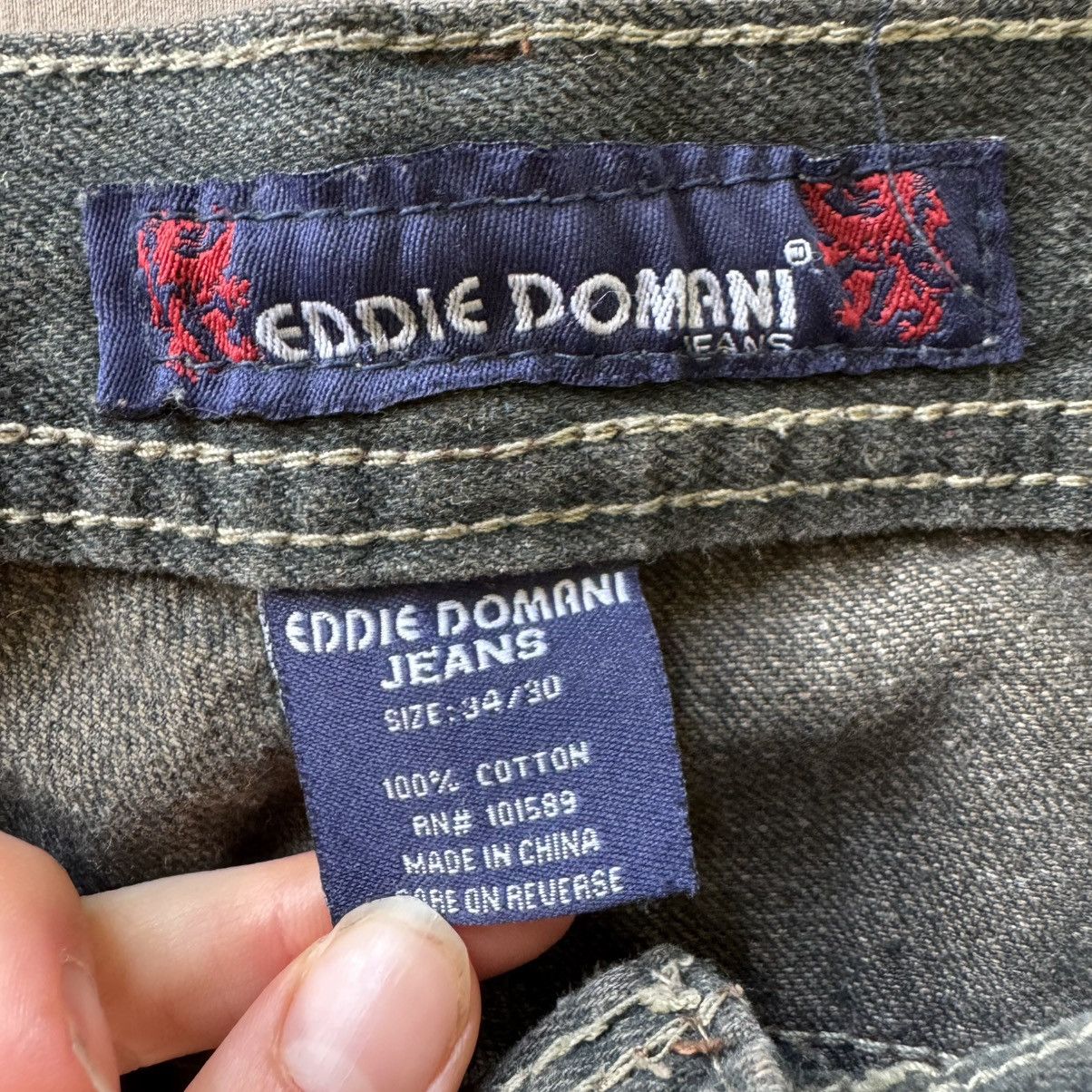 Designer × Vintage Vintage Y2K Eddie Domani Culotte Jeans Size US 34 / EU 50 - 3 Thumbnail