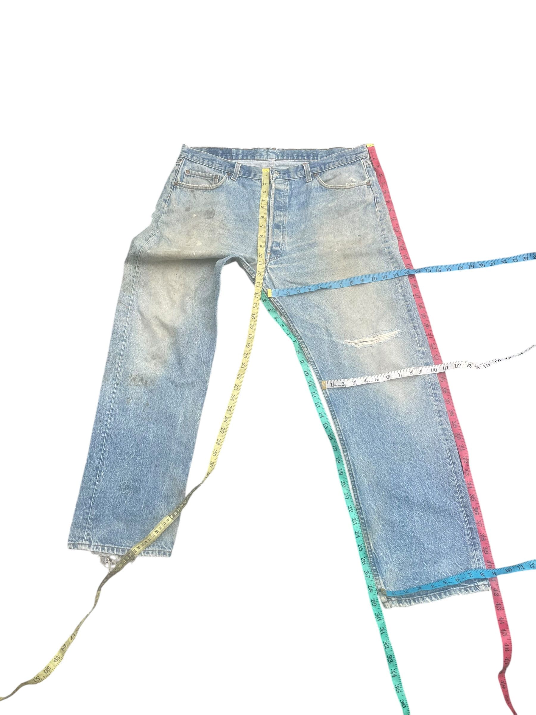 Levi's Vintage 1986 Levis 501XX Single R Distresed Size US 38 / EU 54 - 5 Thumbnail