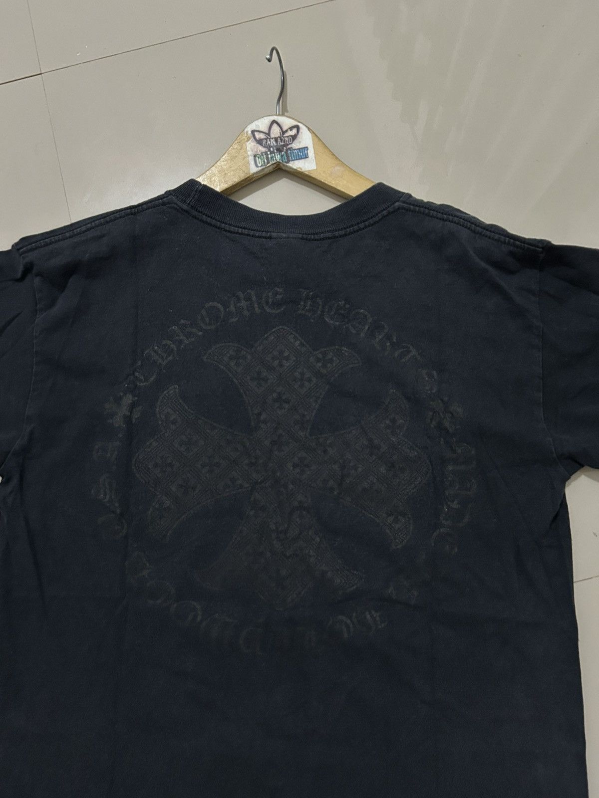 Chrome Hearts Chrome Hearts Tonal Plus Hollywood Logo Tshirt Black Size US M / EU 48-50 / 2 - 6 Thumbnail