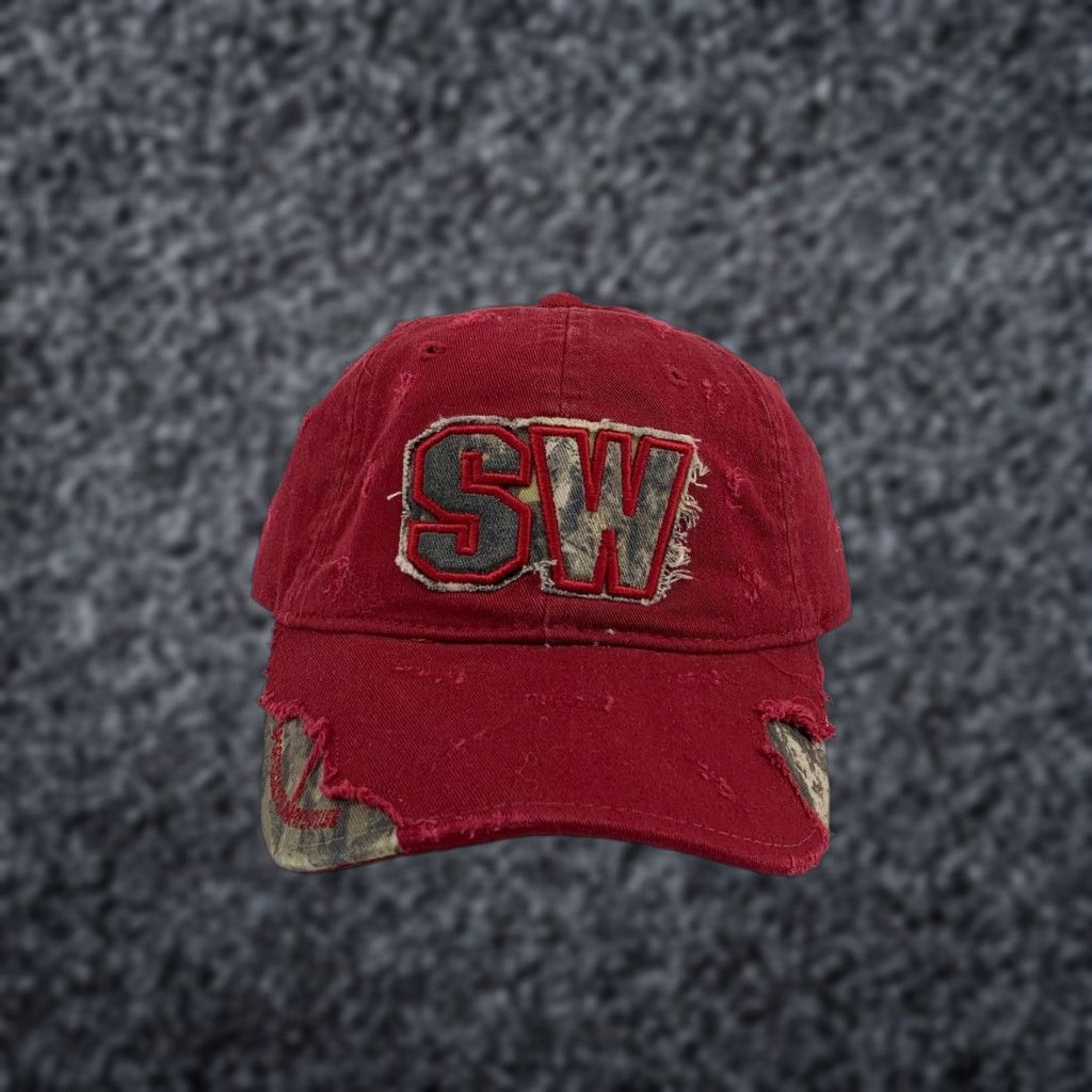 Vintage Sportsman's Warehouse Baseball Hat Men's Red Mossy Oak Adjustable One Size NWT Size ONE SIZE - 1 Thumbnail