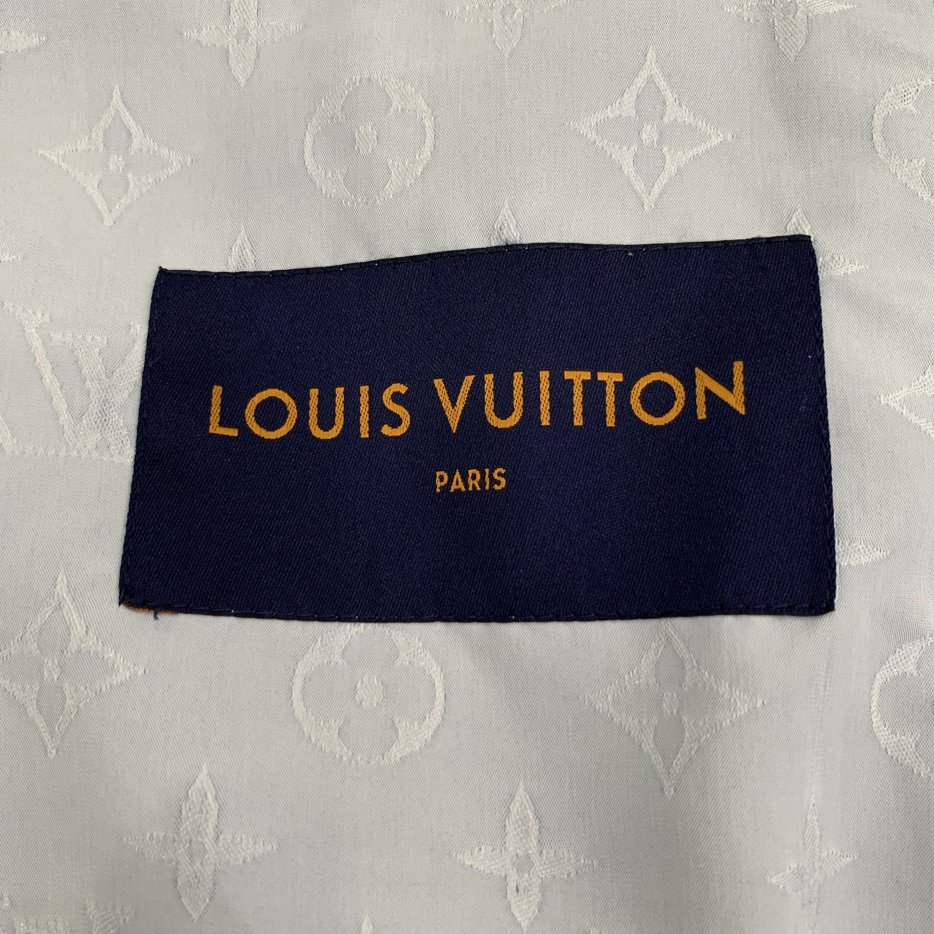 Louis Vuitton Louis Vuitton Blue Gradient Monogram Hooded Jacket Size US L / EU 52-54 / 3 - 5 Thumbnail