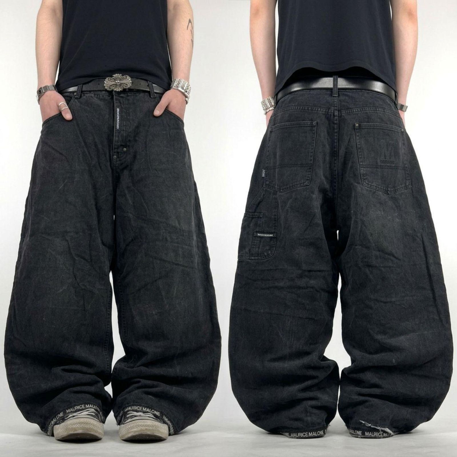 Southpole × Streetwear × Vintage Vintage Y2K South Pole Black
