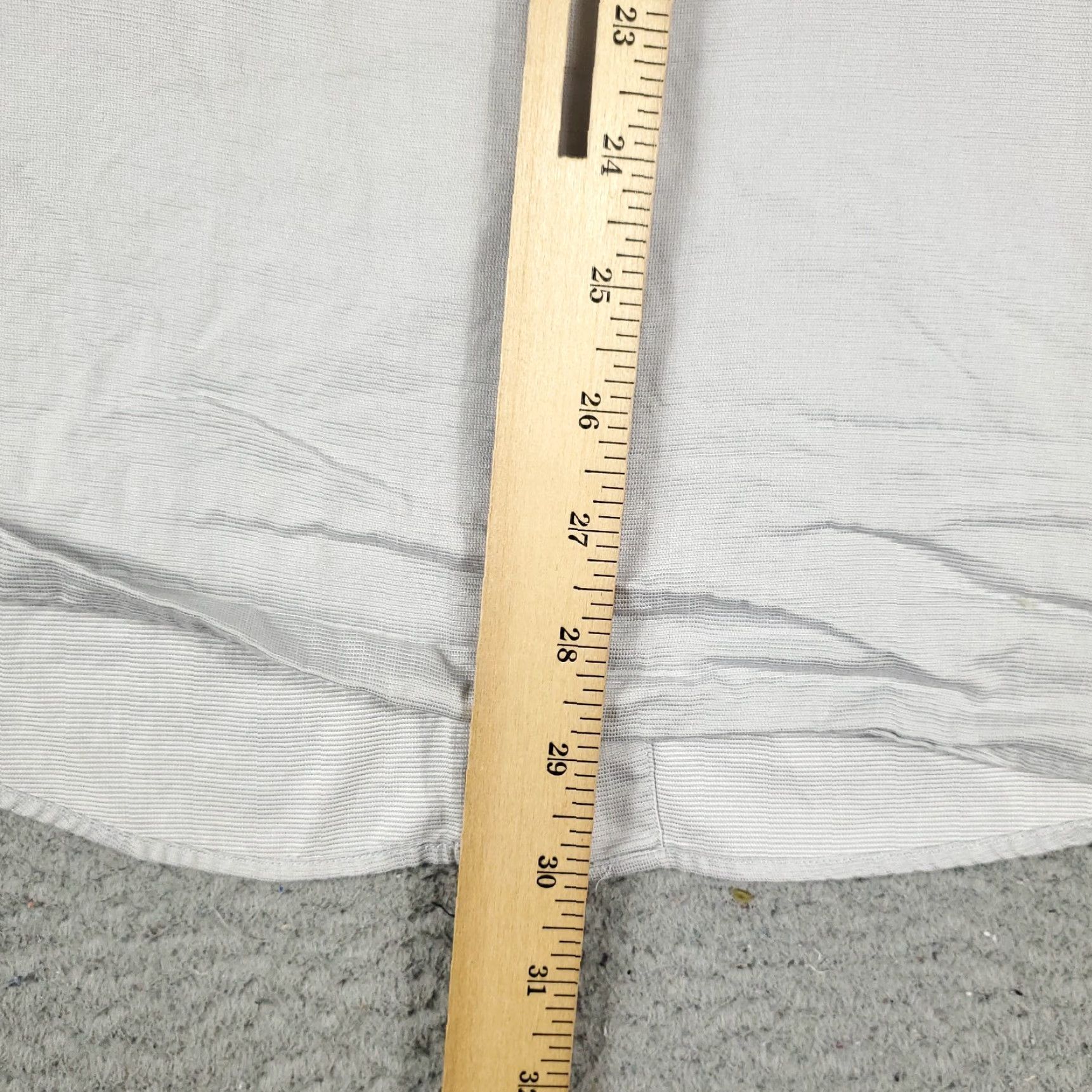 Tommy Hilfiger Tommy Hilfiger Shirt Mens 15.5 Gray Dress Button Up Long Sleeve Size 40R - 4 Thumbnail