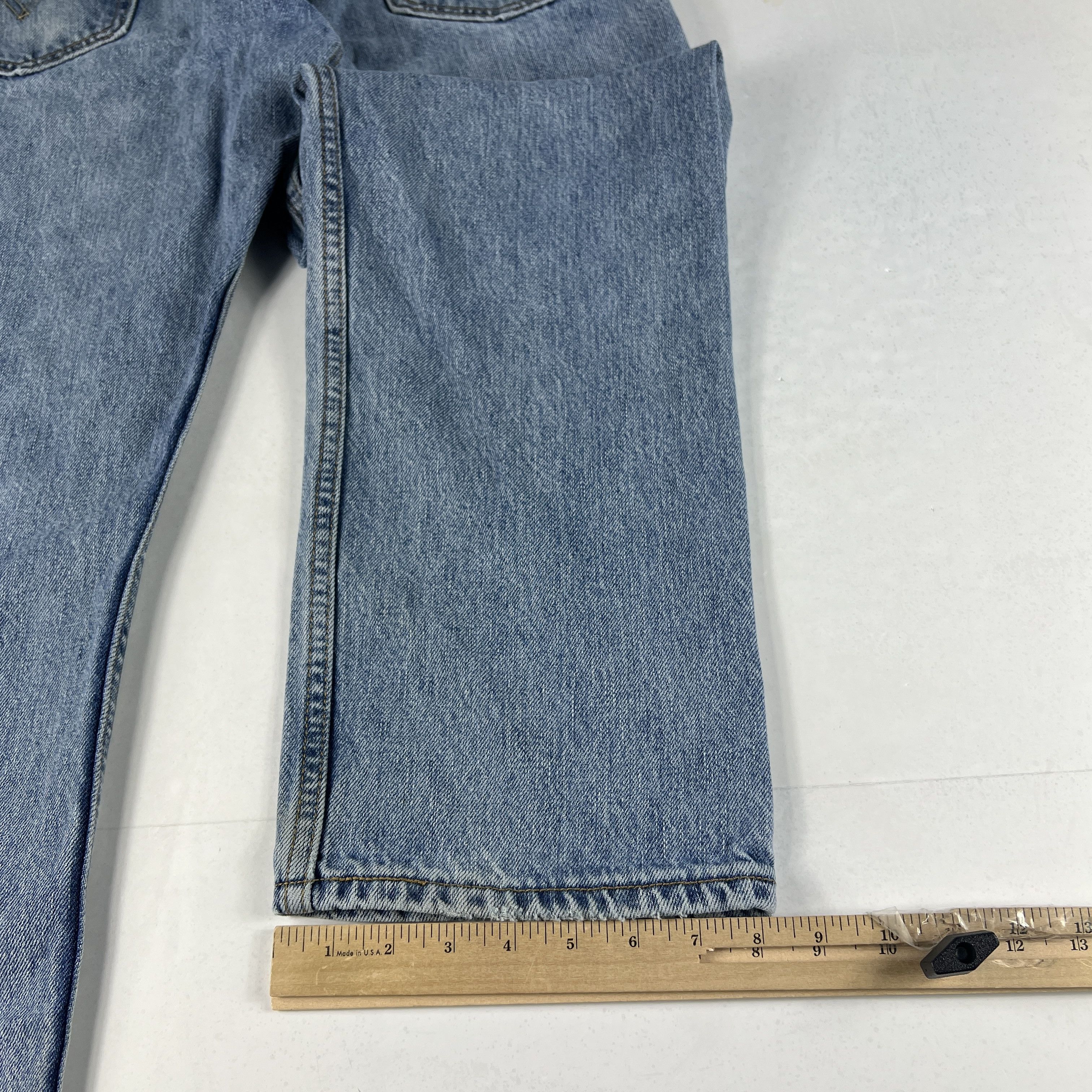 Levi's × Vintage Y2K Levi's Jeans 505 Straight Blue Faded Cotton Denim Size US 34 / EU 50 - 17 Thumbnail