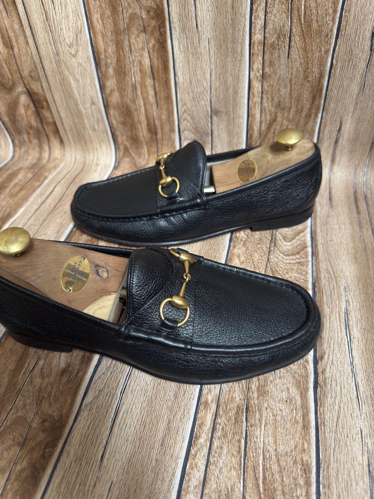 Gucci × Vintage 1953 horsebit grain loafers Size US 8 / EU 41 - 7 Thumbnail