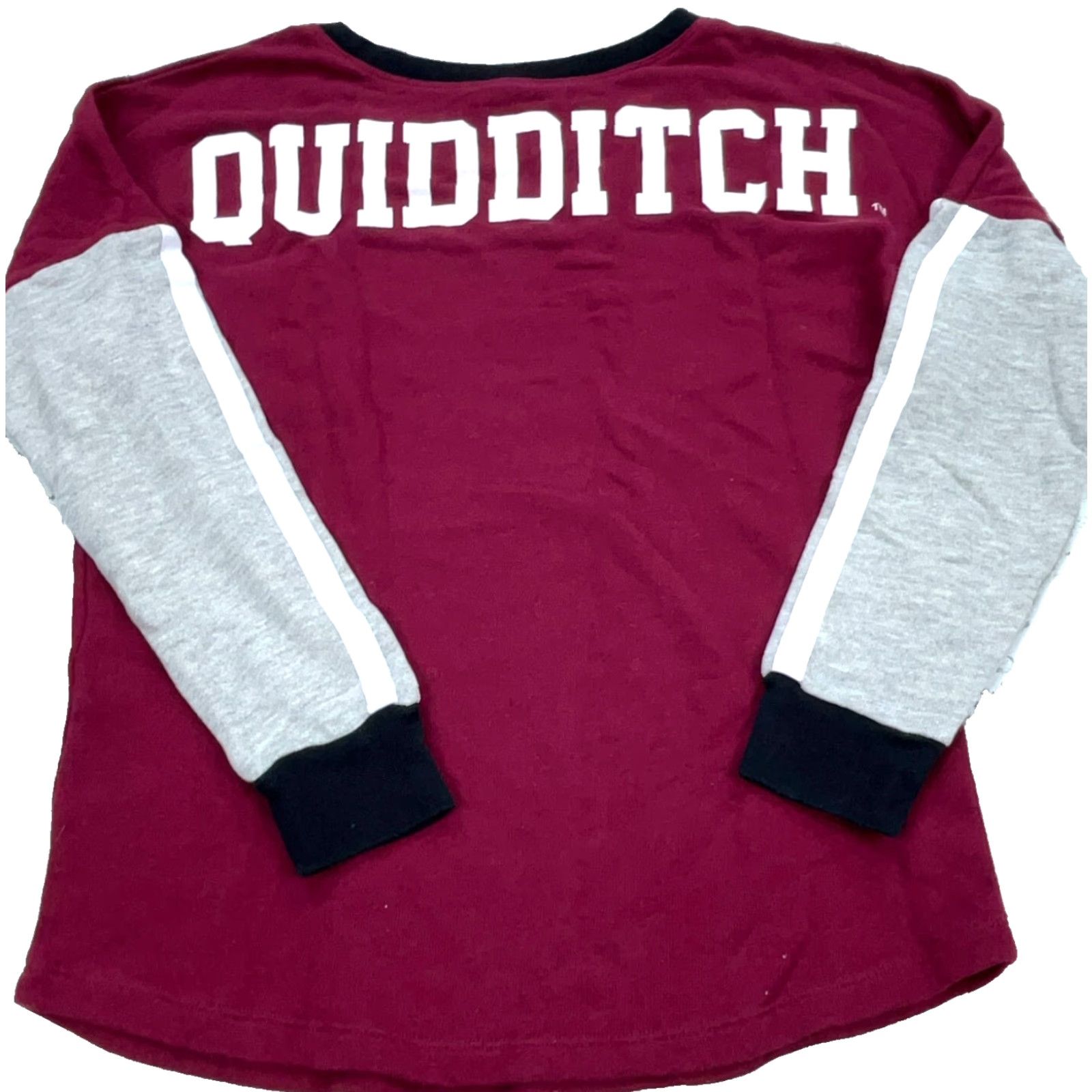 Vintage Harry Potter Sweatshirt Women S Red Knit Pullover Crew Neck Logo All Seasons Lightweight Character: Harry Potter, Quidditch, Small (S) Clothing Size S / US 4 / IT 40 - 2 Thumbnail