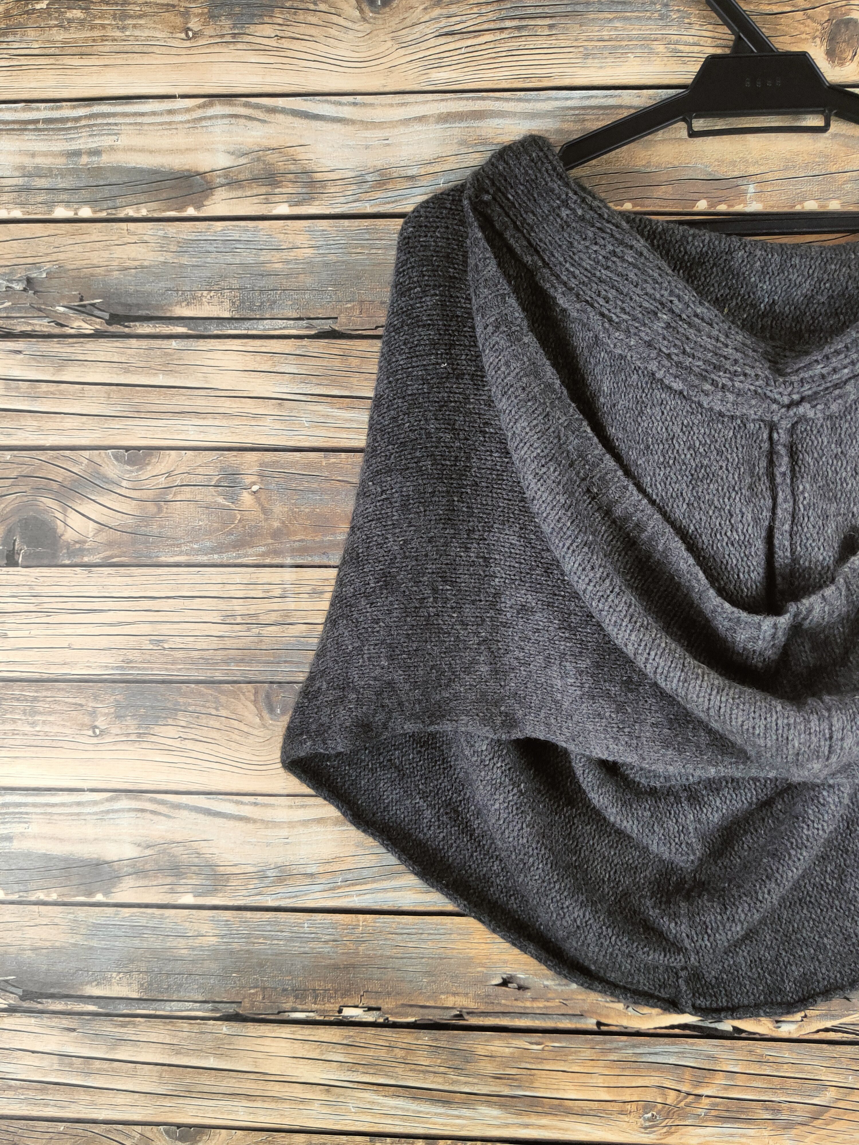 Sunao Kuwahara DL Sunao Kuwahara Black Knitwear Hoodie Crop Tops #46-390 Size M / US 6-8 / IT 42-44 - 6 Thumbnail