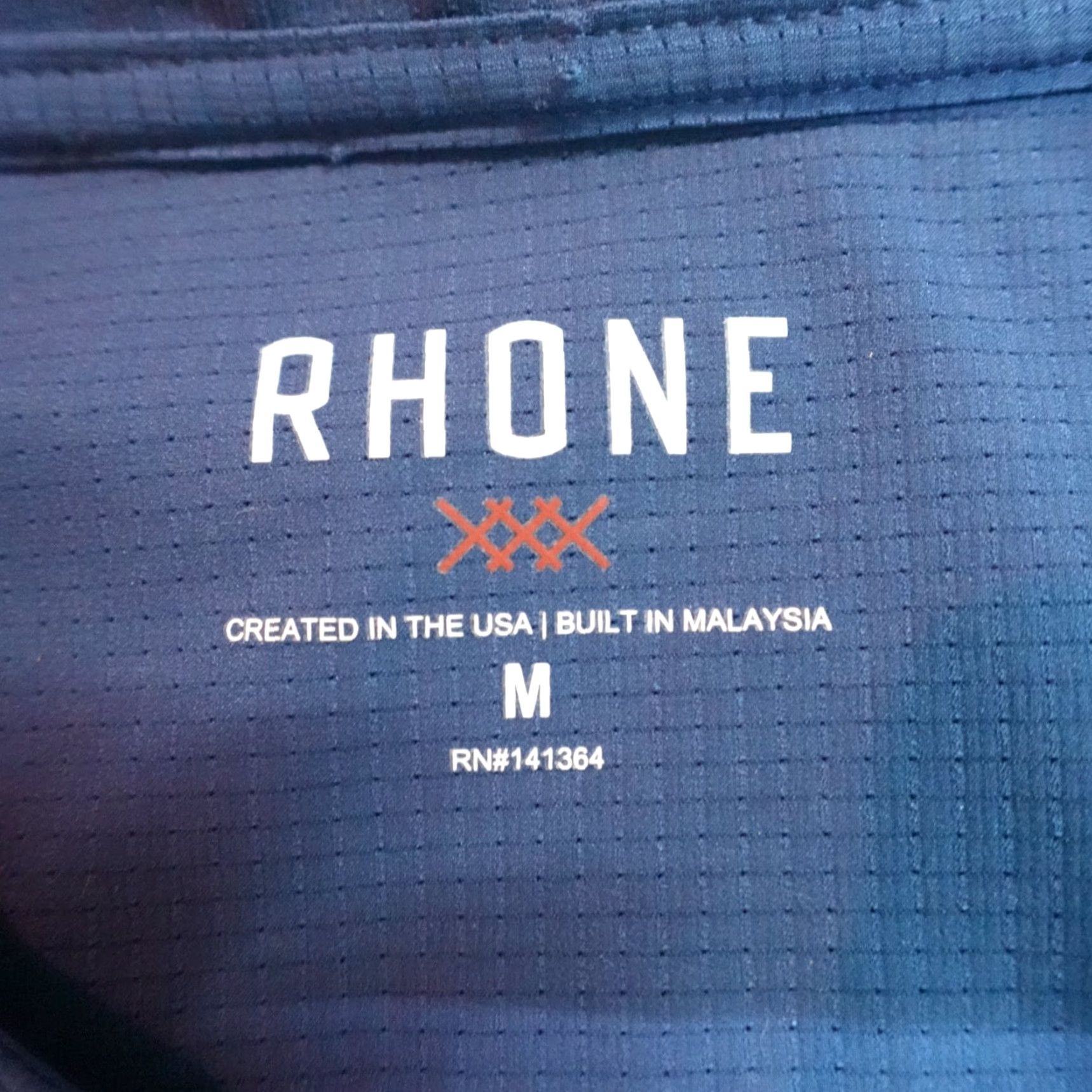 Rhone Rhone Sweater M Blue 1/4 Zip Collared Long Sleeve Pullover Casual Men M Shirt/Top Size US M / EU 48-50 / 2 - 3 Thumbnail
