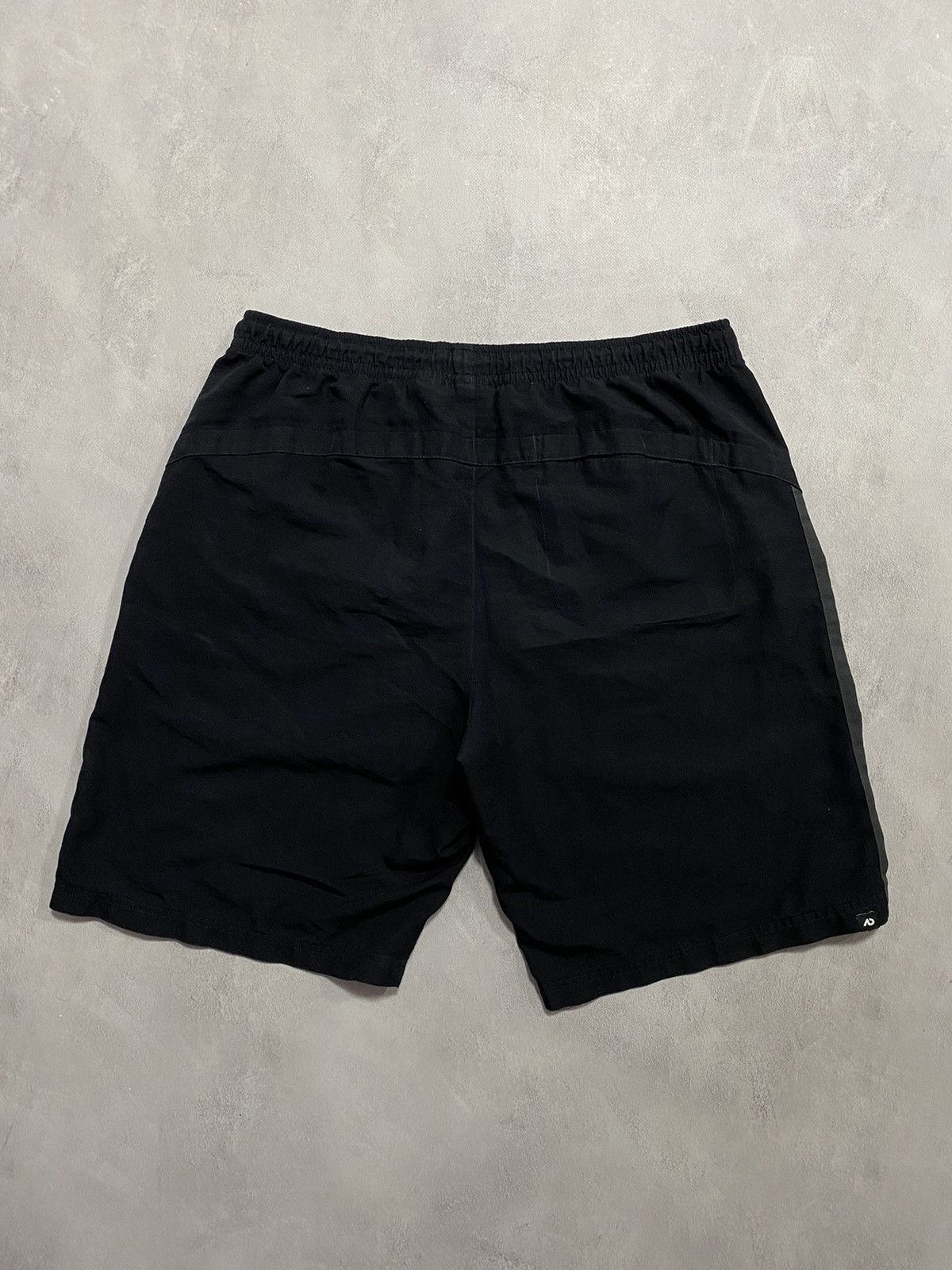 Nike × Vintage Vintage Track Shorts Nike Black Swoosh XL Size US 38 / EU 54 - 3 Thumbnail