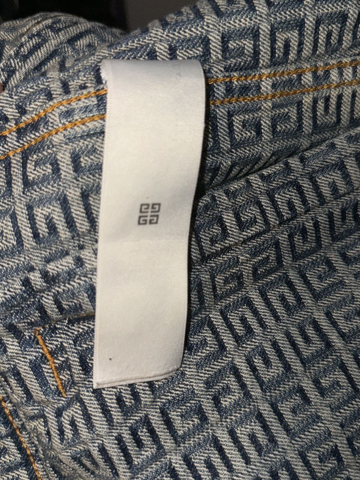 Givenchy Givenchy 4G Monogram Print Denim jacket Size US L / EU 52-54 / 3 - 4 Thumbnail