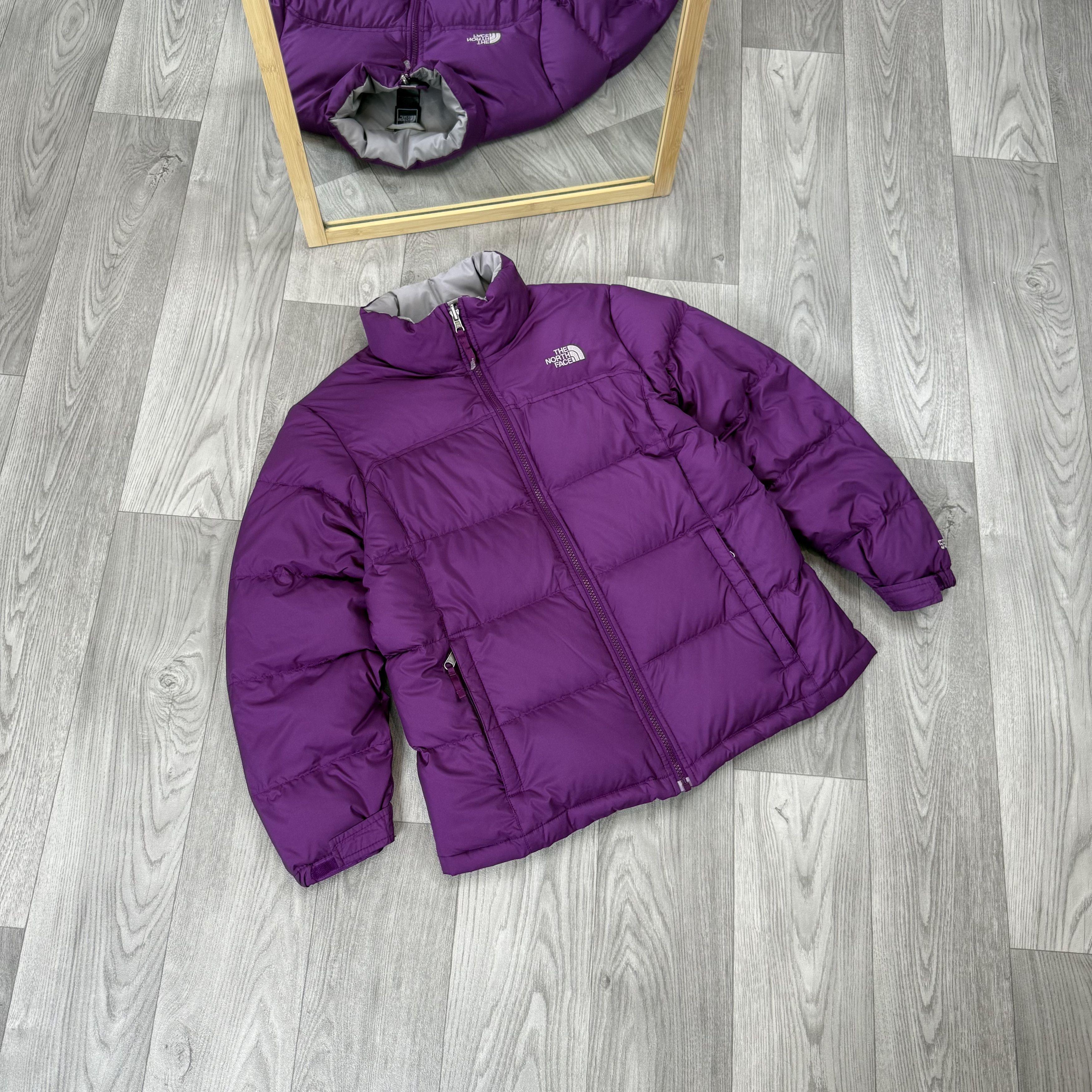 The North Face Vintage The North Face 550 Purple Puffer Down Jacket Size S / US 4 / IT 40 - 3 Thumbnail