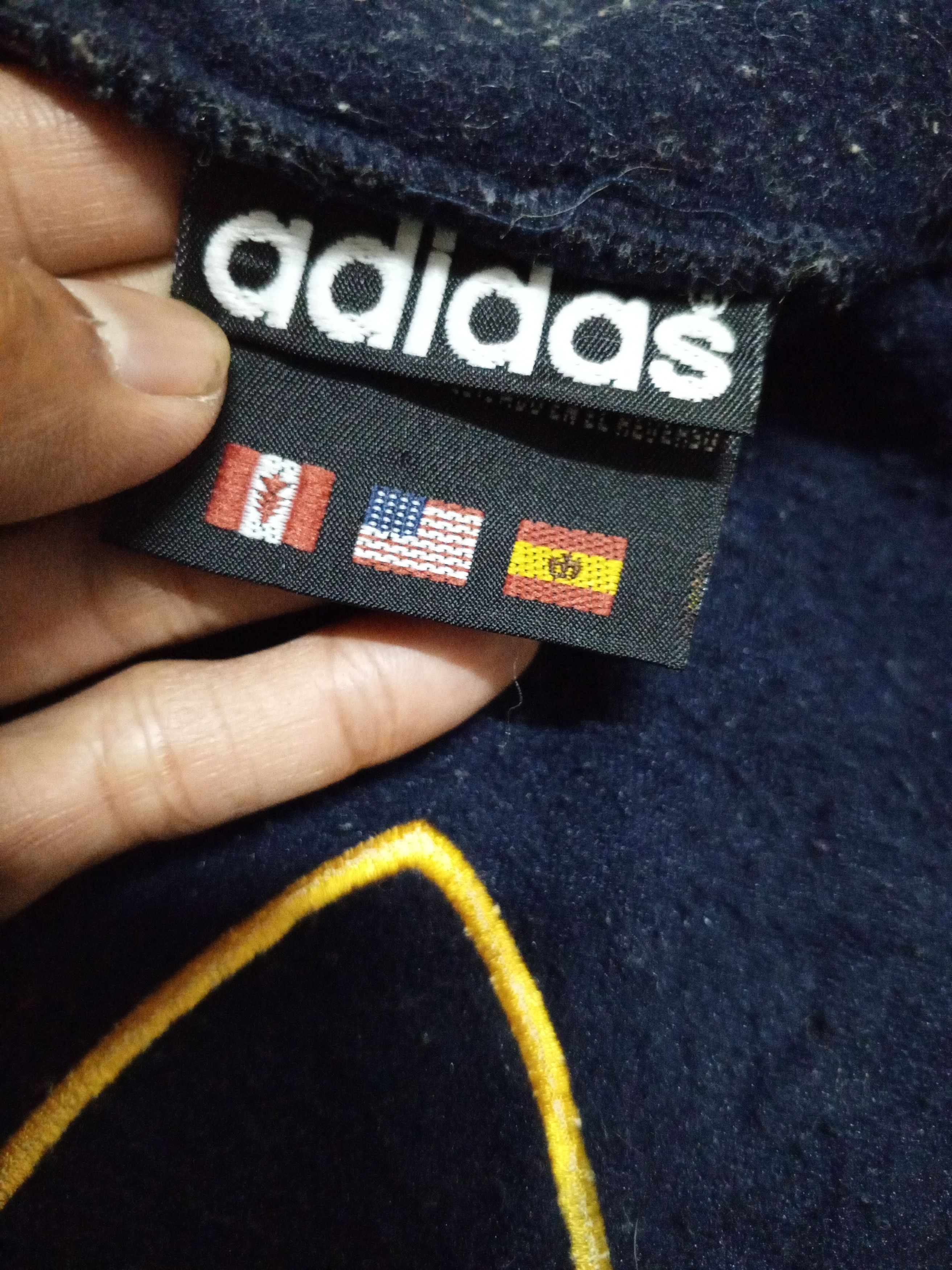Adidas × Vintage VTG ADIDAS THREE STRIPE FLEECE Size US L / EU 52-54 / 3 - 12 Thumbnail