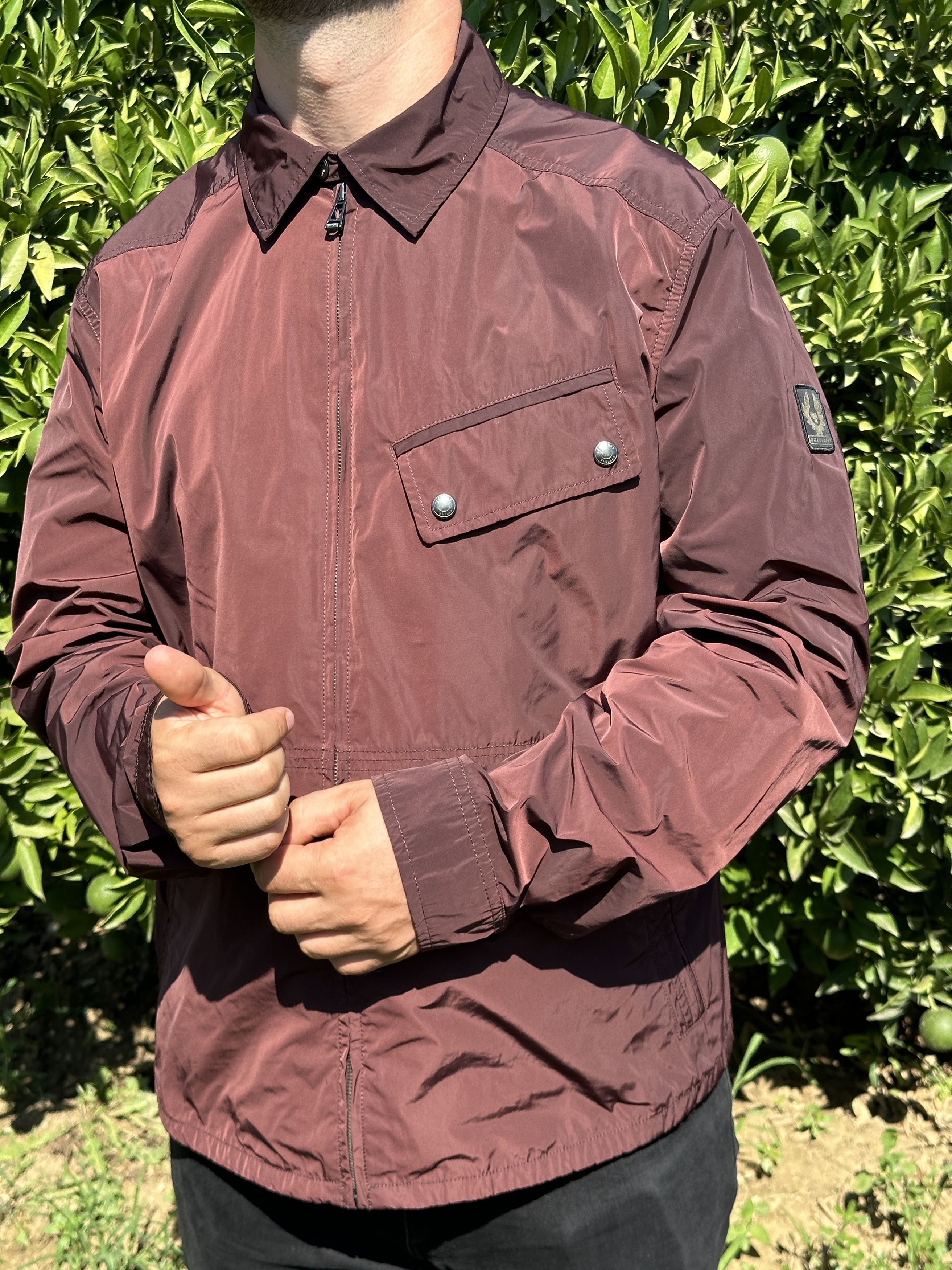 Belstaff Belstaff Light 2023 Bomber Aviator Metallic Cherry Size 2XL Size US XXL / EU 58 / 5 - 2 Thumbnail