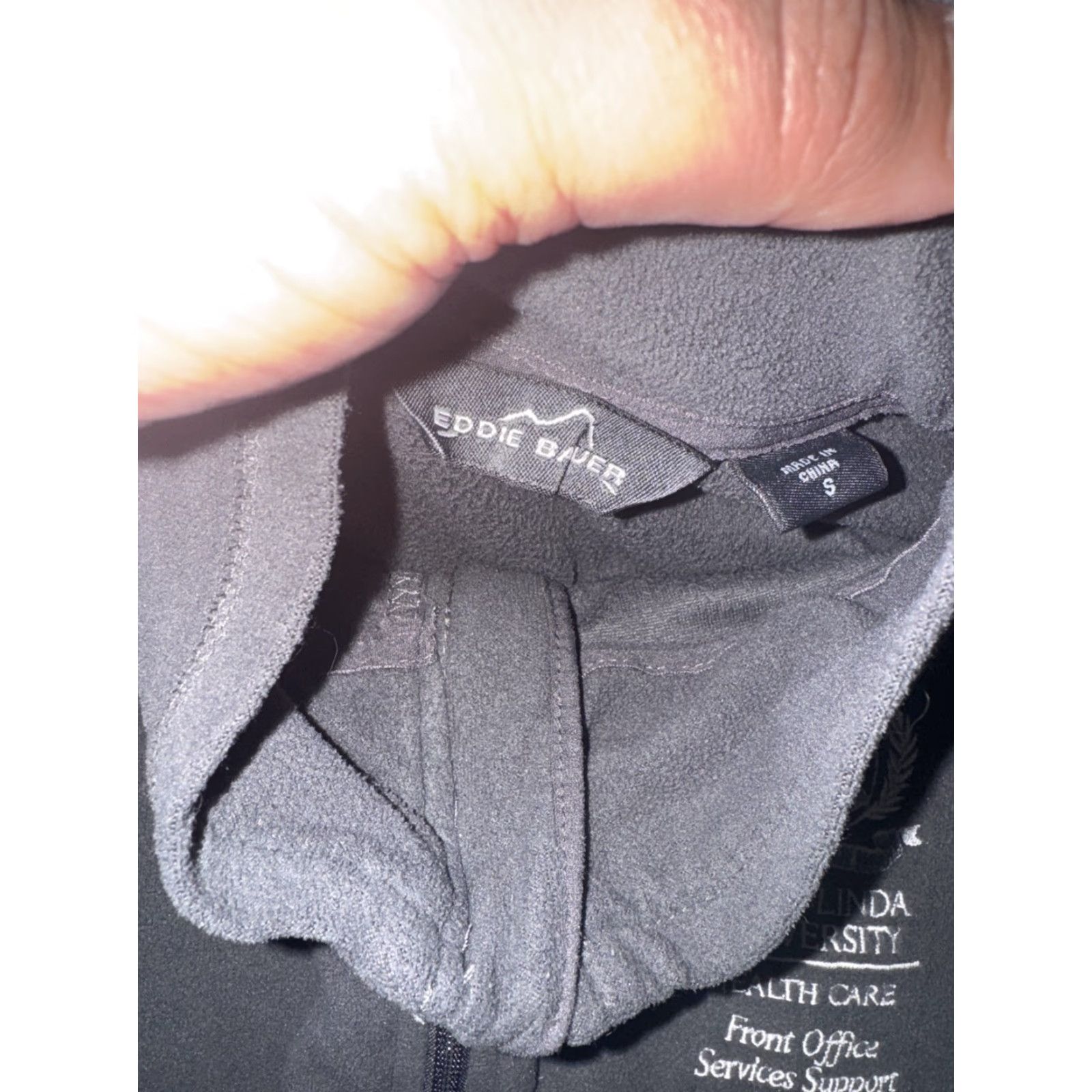 Eddie Bauer Eddie Bauer Fleece Jacket Gray Small Men Uni Loma Linda University Logo Jacket Size US S / EU 44-46 / 1 - 5 Thumbnail
