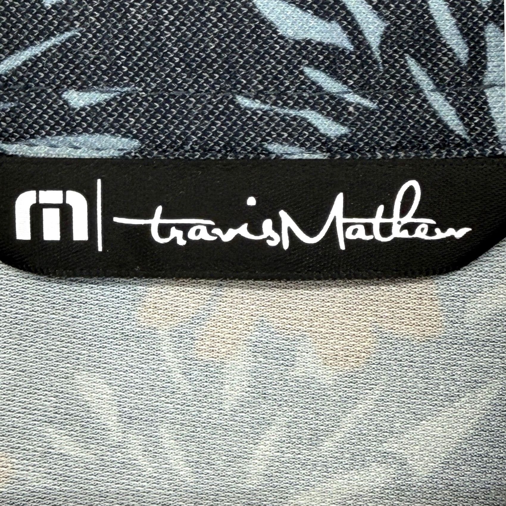 TravisMathew Travis Mathew Polo Shirt Mens XL Floral Print Short Sleeve Gray Red Golf Casual Shirt Size US XL / EU 56 / 4 - 5 Thumbnail