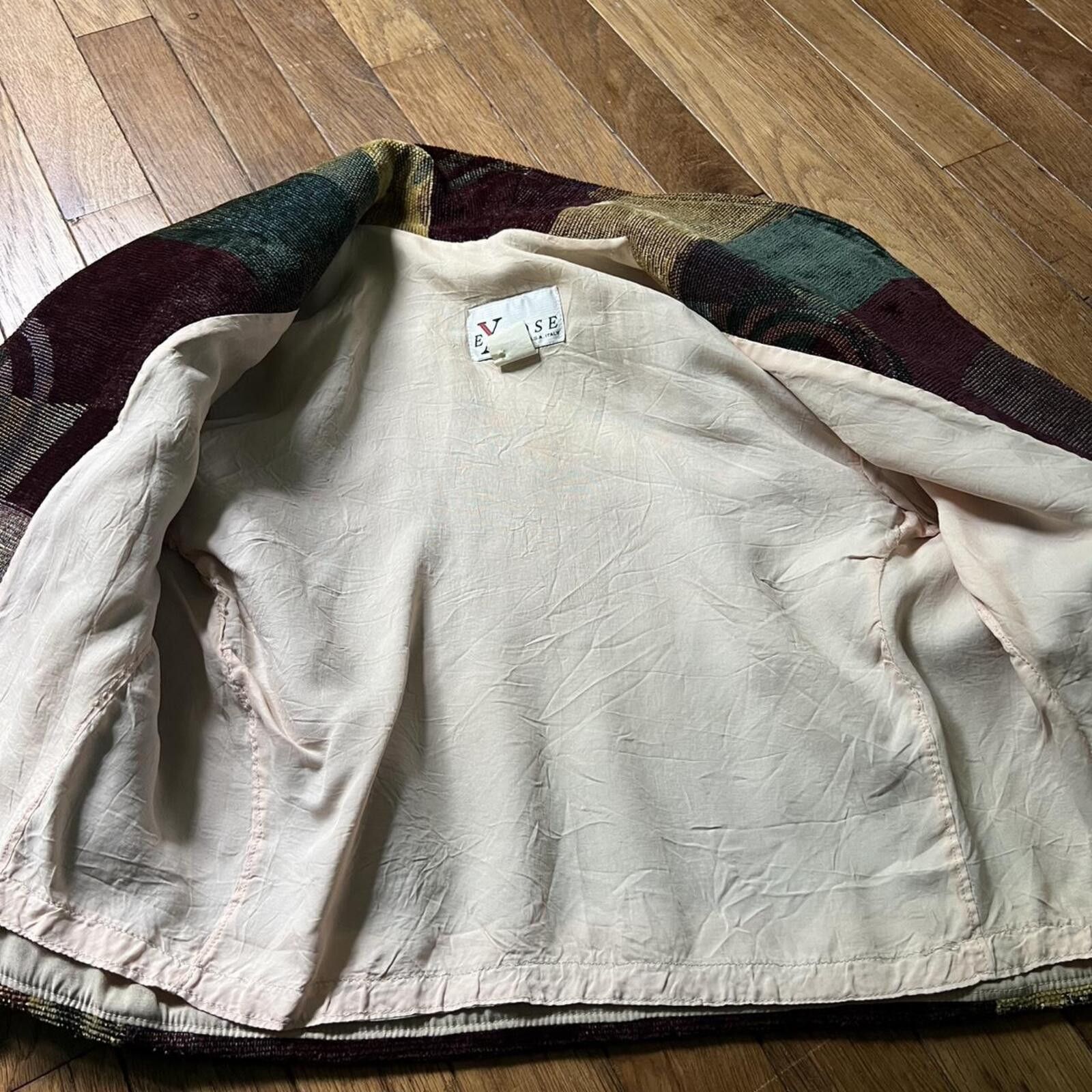 Other Vintage Expose retro abstract cropped blazer Size S / US 4 / IT 40 - 4 Thumbnail