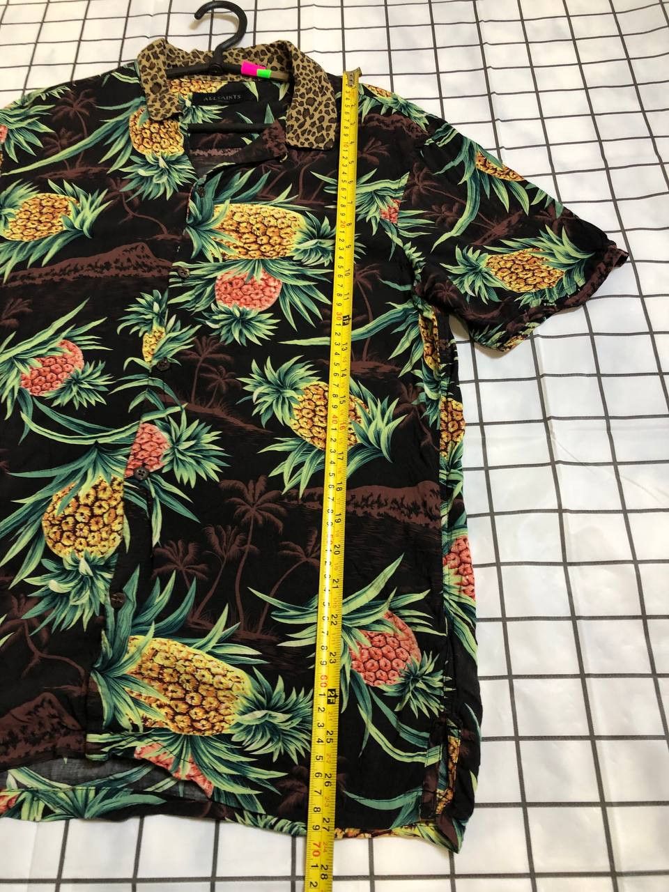 Allsaints Allsaints Dark Hawaiian Shirt Floral Hawaiian Casual Shirt Size US M / EU 48-50 / 2 - 2 Thumbnail