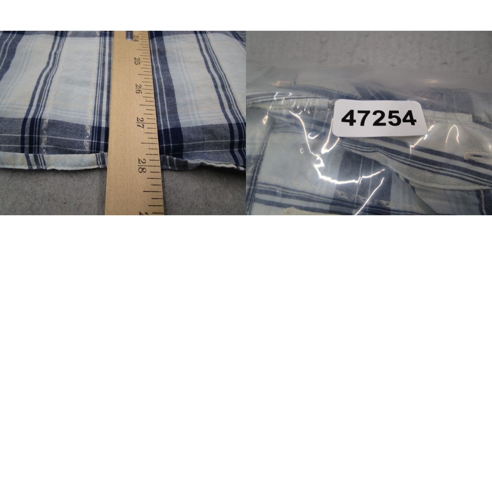 Lucky Brand Lucky Brand Men’s XL Blue Check Short Sleeve Button-Up Shirt with Pearl Snaps - Classic Fit, Casual, Western Size US XL / EU 56 / 4 - 8 Thumbnail