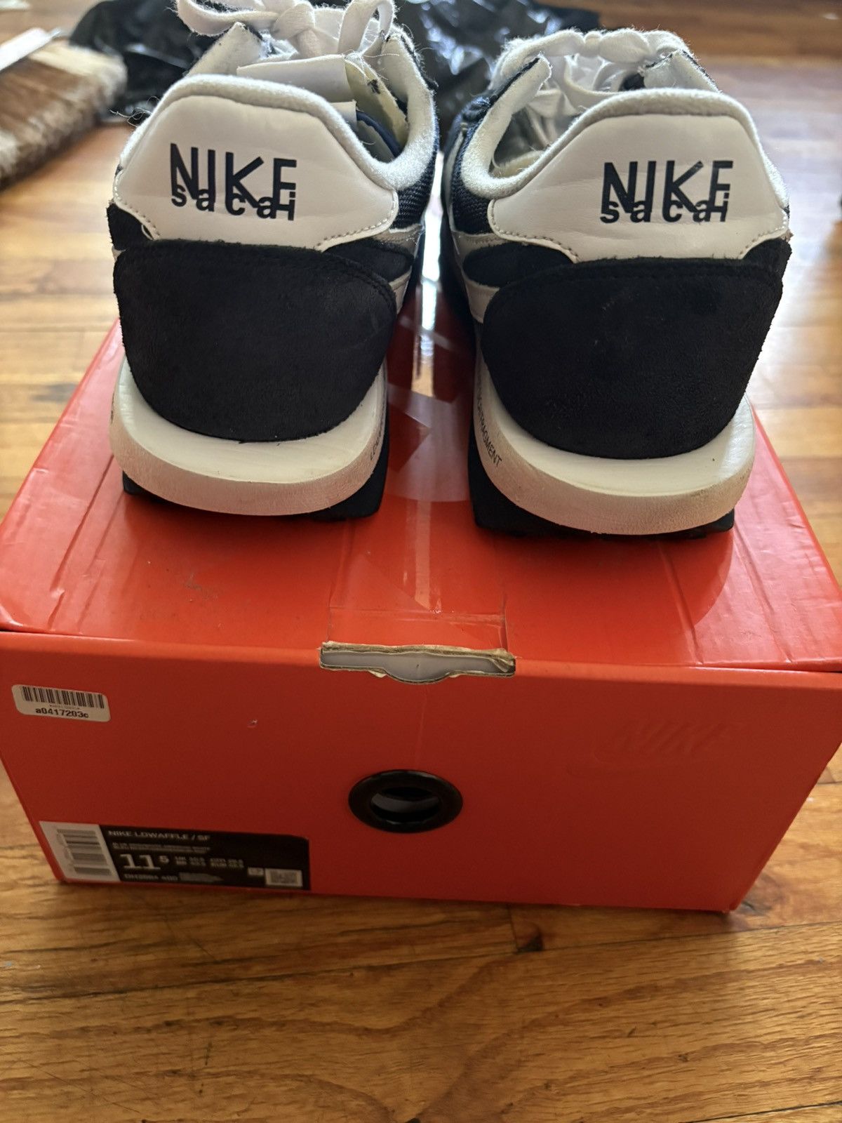 Nike sacai x Fragment Navy blue
