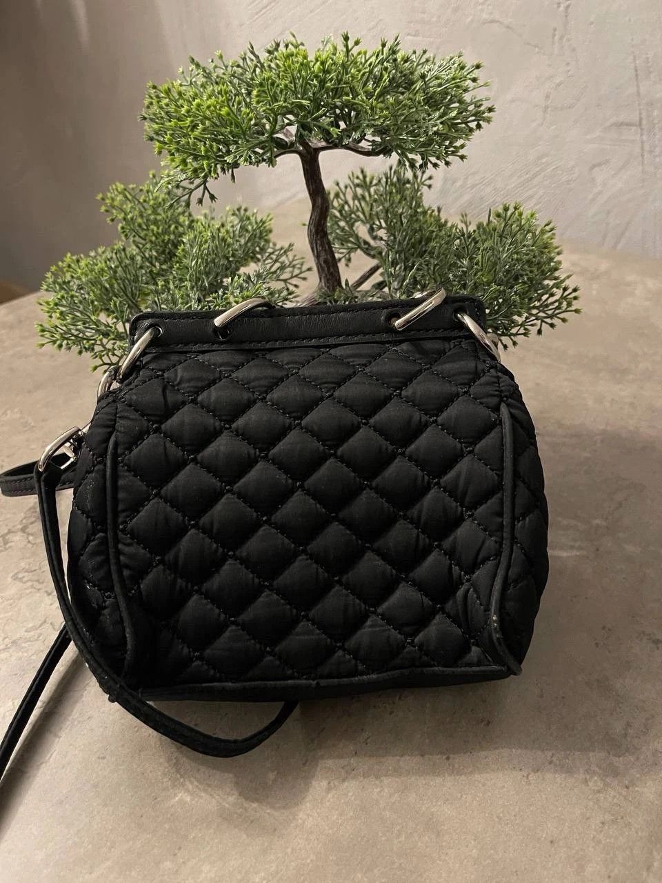 Dolce & Gabbana Vintage Dolce & Gabanna Nylon mini Bucket Bag Black Quilted Size ONE SIZE - 9 Thumbnail
