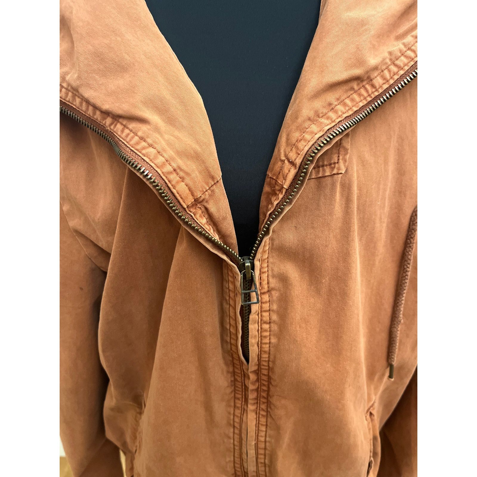 Vintage Mantaray UK Burnt Orange Hooded Utility Jacket Men’s Medium Size US M / EU 48-50 / 2 - 3 Thumbnail