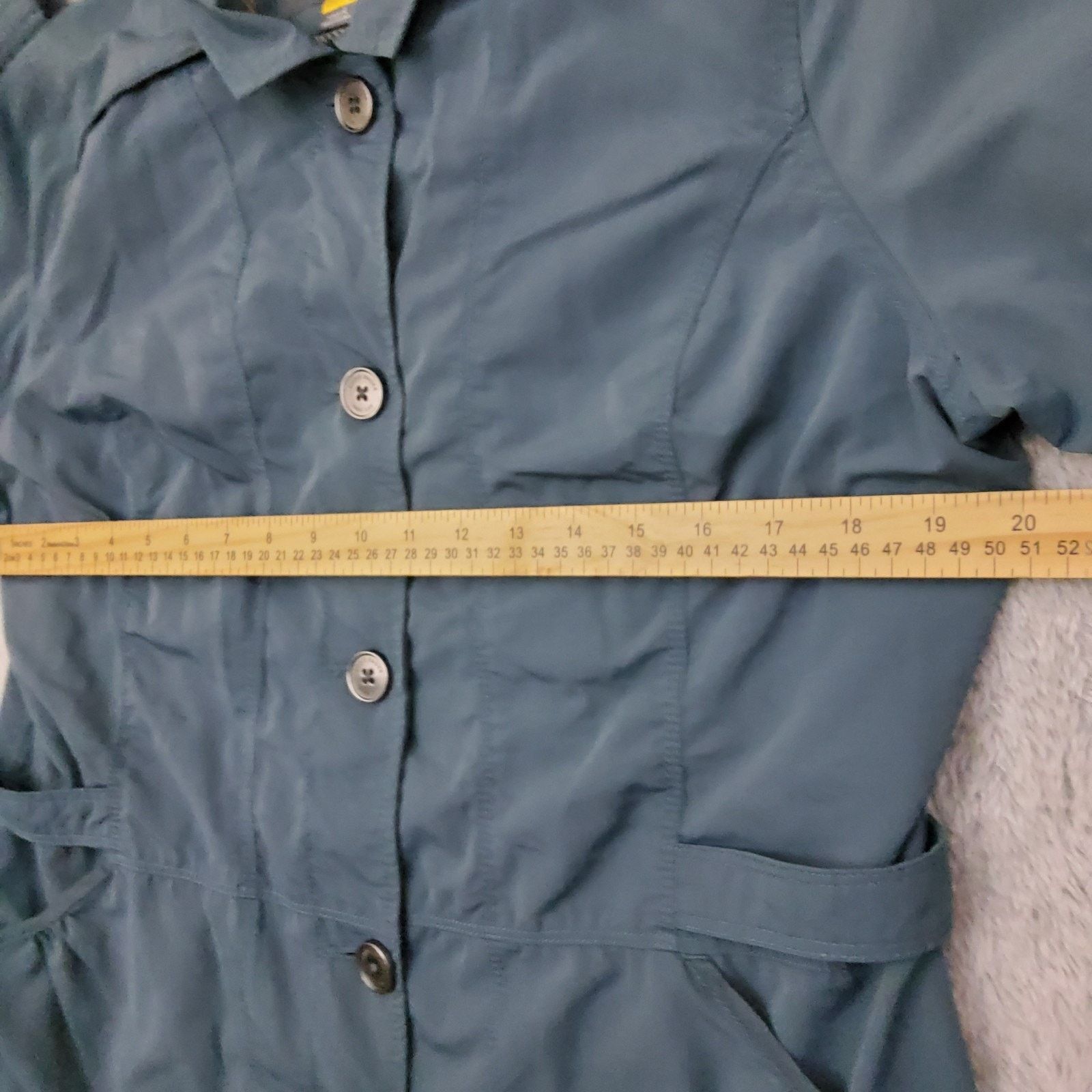 Eddie Bauer Eddie Bauer Travex Blue Button Closure Women’s Sz L Nylon Size L / US 10 / IT 46 - 3 Thumbnail