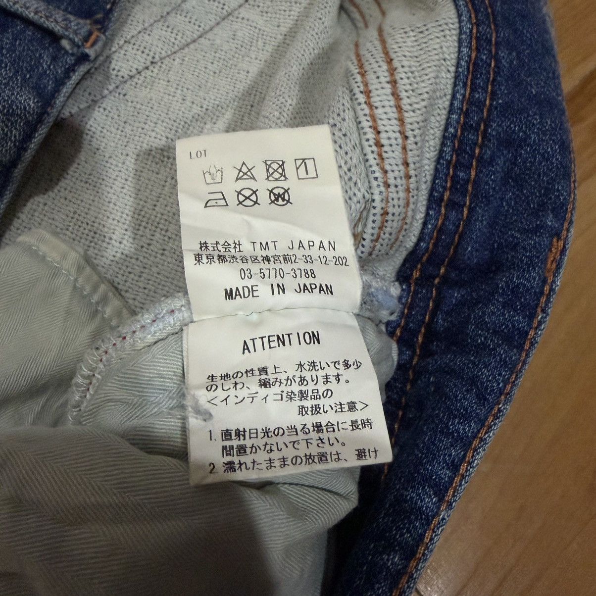 TMT TMT Japan Damaged Distressed Stitch Denim Jeans Size US 34 / EU 50 - 10 Thumbnail