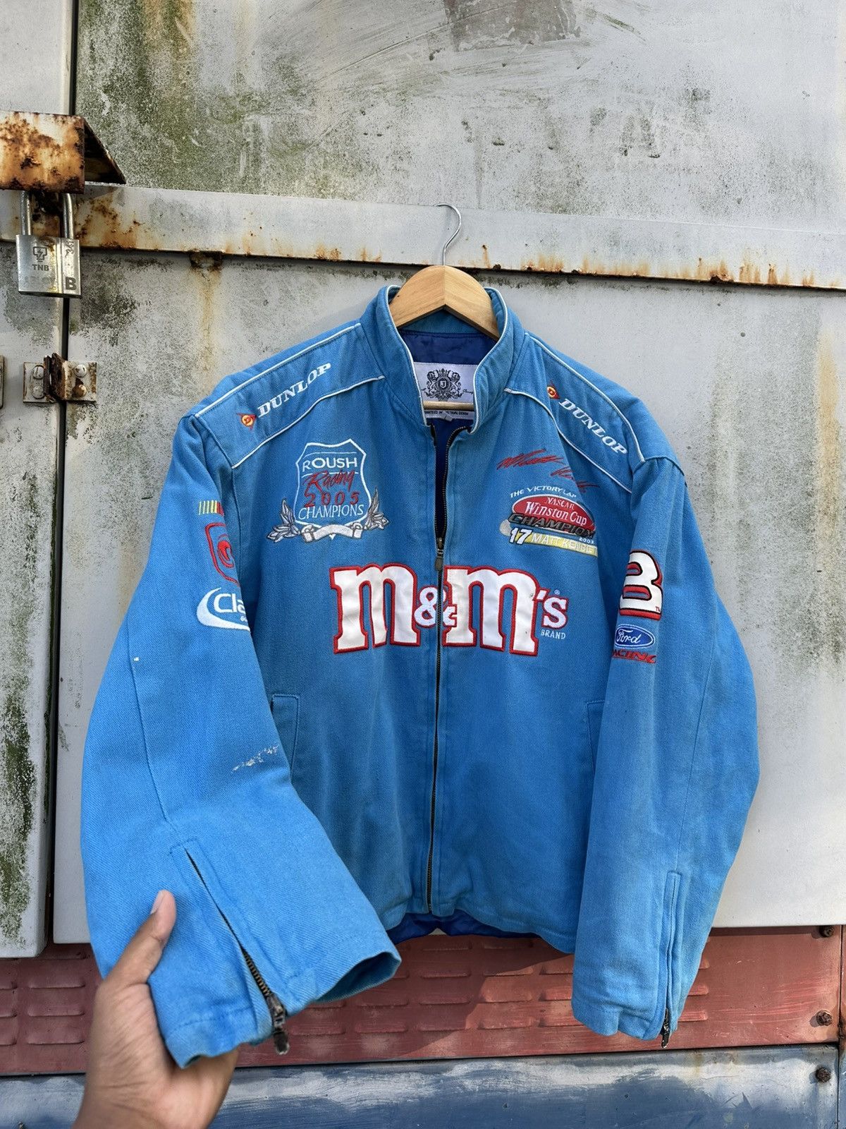 NASCAR 👹Vintage NASCAR M&Ms MATT KENSETH Bomber Jacket Size US M / EU 48-50 / 2 - 8 Thumbnail