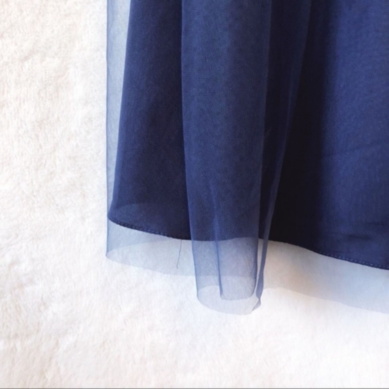 Other David’s Bridal Blue Strapless Tulle Short Dress Size M / US 6-8 / IT 42-44 - 4 Thumbnail