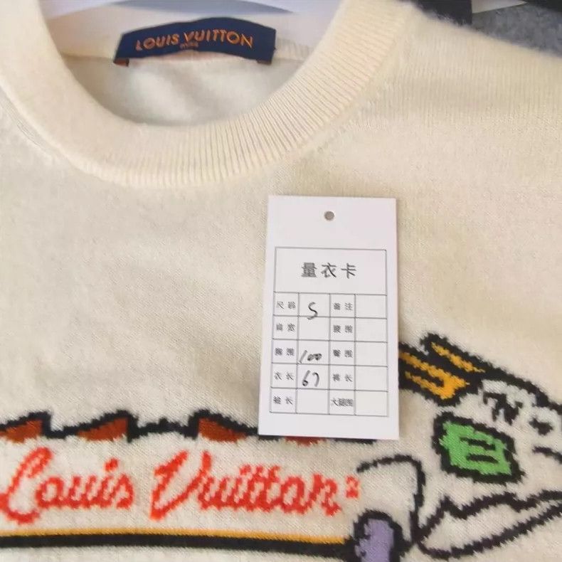 Louis Vuitton LOUIS VUITTON Milky White Double Head Dragon Cashmere Sweat Size US S / EU 44-46 / 1 - 6 Thumbnail