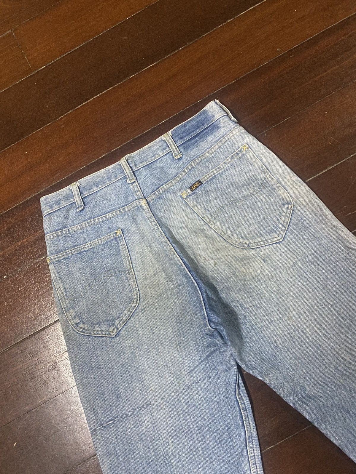Lee Vintage 70s 80s Lee Riders Distressed mud wash rusty Size US 32 / EU 48 - 15 Thumbnail