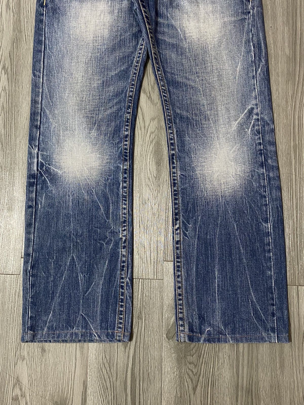 Hysteric Glamour Japan Red Pepper Smiley x Peace Patchwork Jeans Size US 34 / EU 50 - 4 Thumbnail