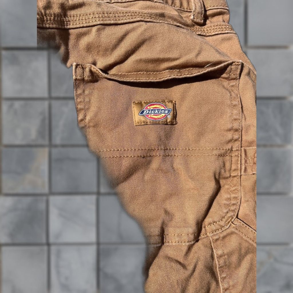Dickies Dickies Women's Pants Beige Solid 25R Workwear Carpenter Street Skate Size 42" / US 20 - 1 Thumbnail