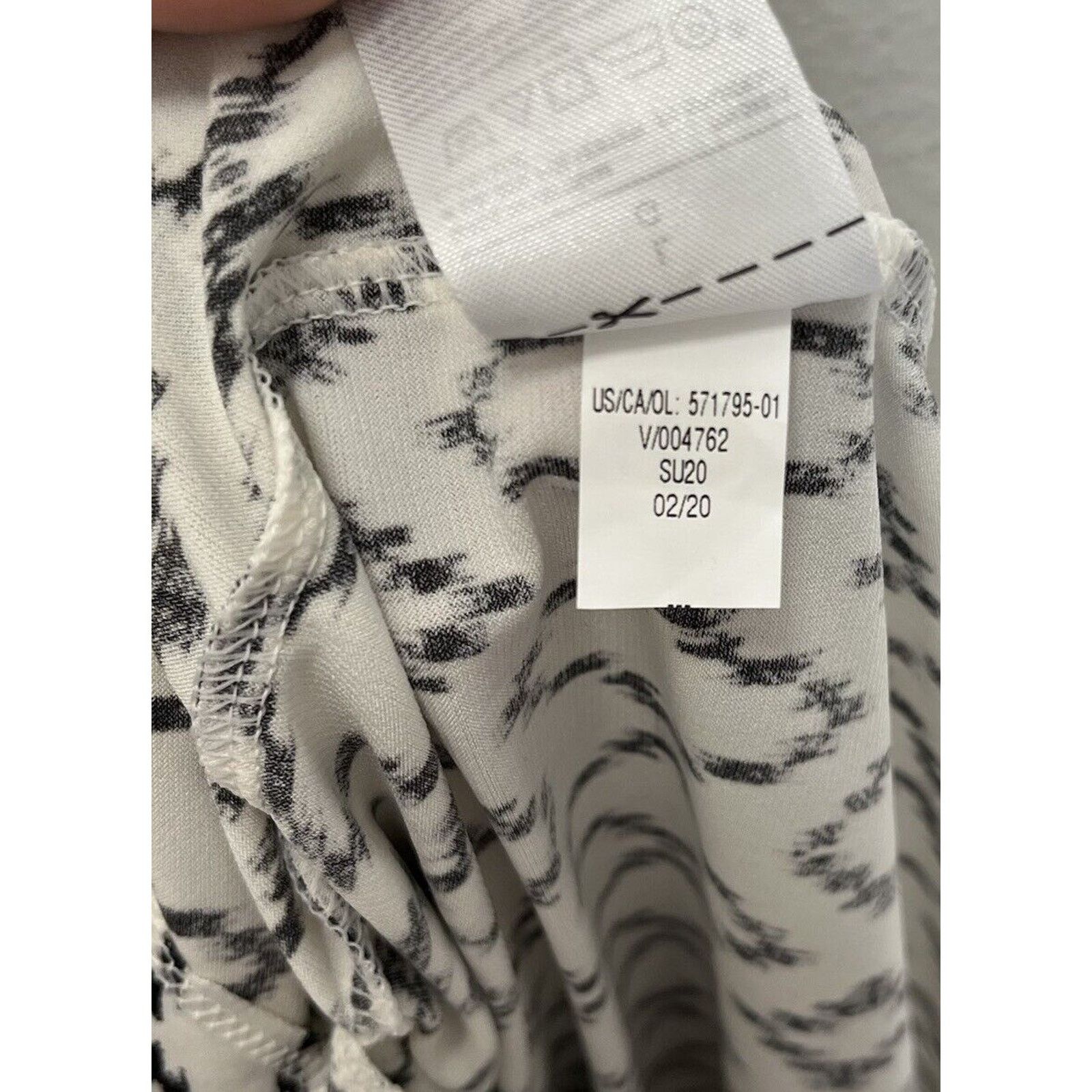 Banana Republic Banana Republic | Knit Column Dress Off White Ikat Midi Size L / US 10 / IT 46 - 5 Thumbnail