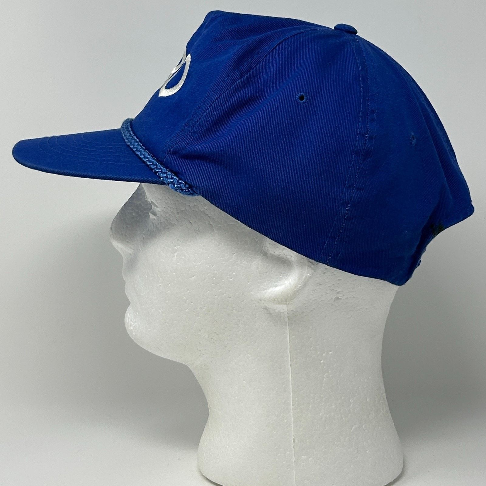 Vintage Vintage Niro Hat Cap Blue 90s 5 Panel A-Frame Snapback Rope Size ONE SIZE - 7 Thumbnail
