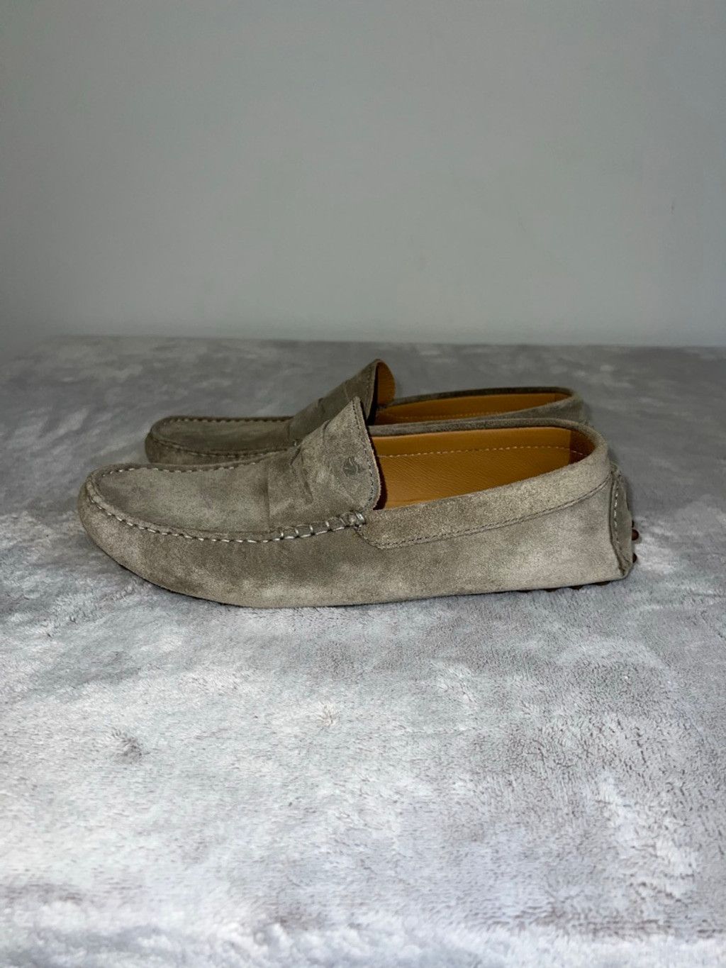 Bobbies Men's Bobbies PARIS Ash Green Suede Loafers & Slip-Ons EU 42 Size US 9 / EU 42 - 4 Thumbnail