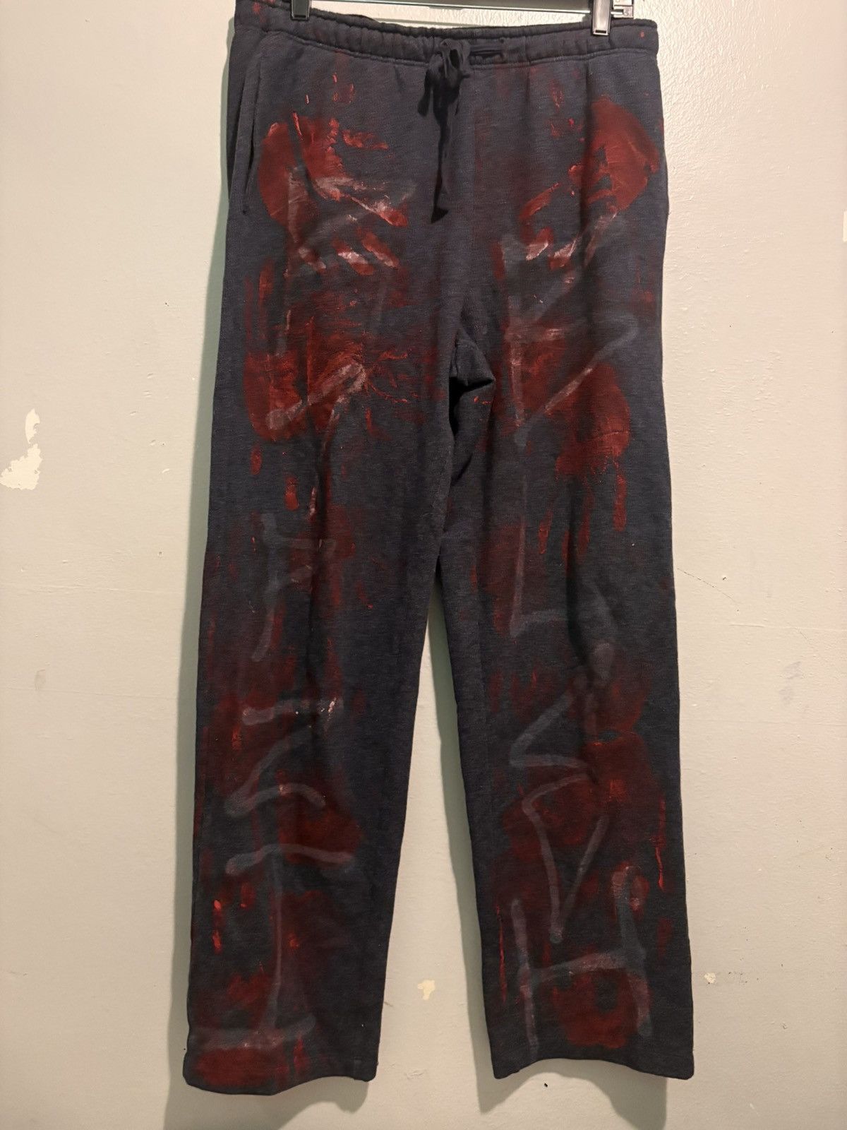 Eddie Bauer R7PZI Custom — Eddie Bauer Sweatpants | Full Paint Abstract Size US 30 / EU 46 - 1 Thumbnail