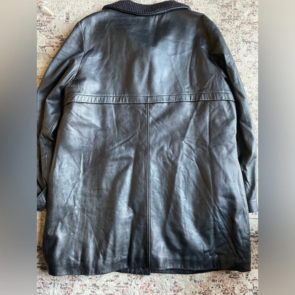 Danier Danier black oversized leather jacket. Size XXL / US 16-18 / IT 52-54 - 3 Thumbnail