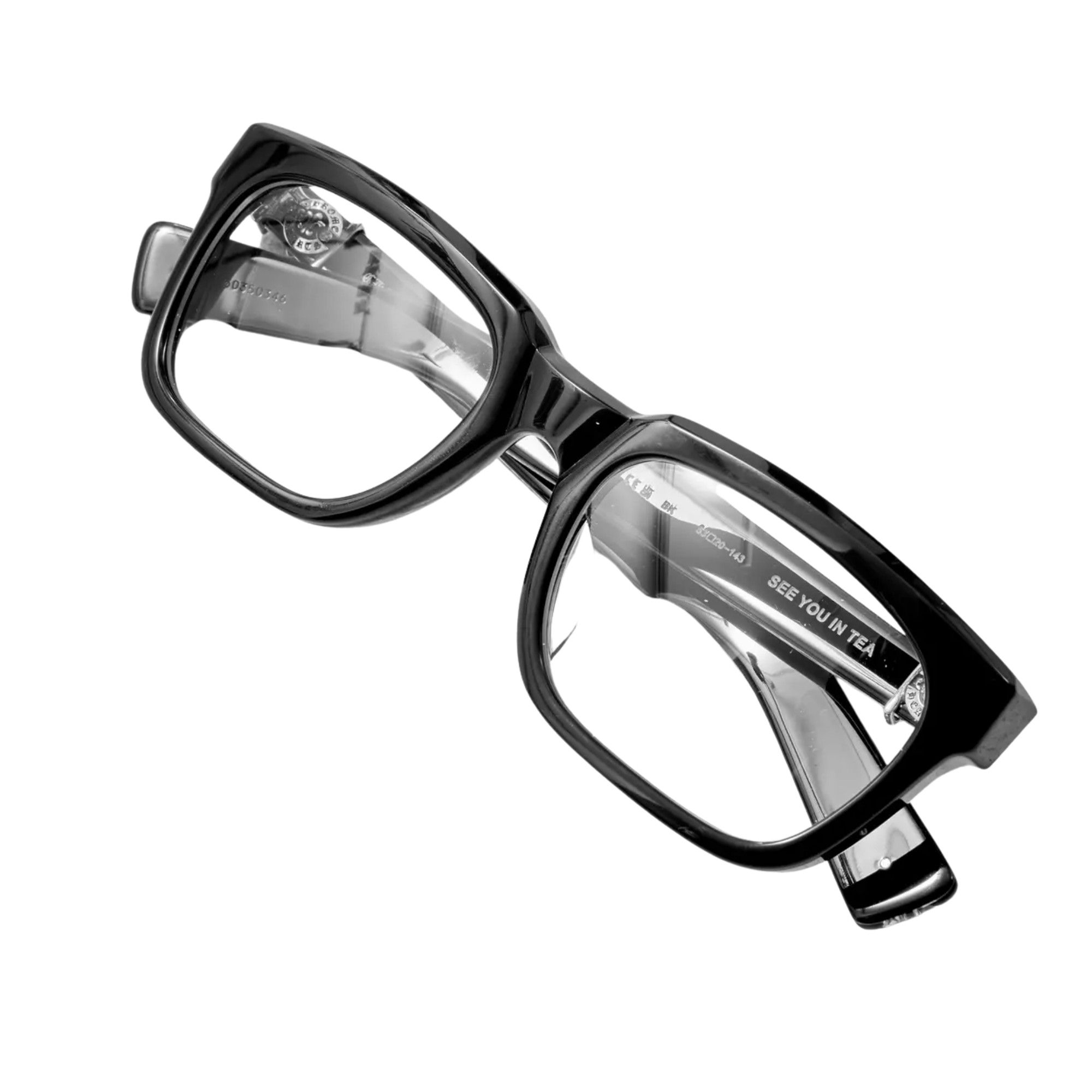 Chrome Hearts Chrome Hearts See You In Tea Black Glasses Size ONE SIZE - 3 Thumbnail