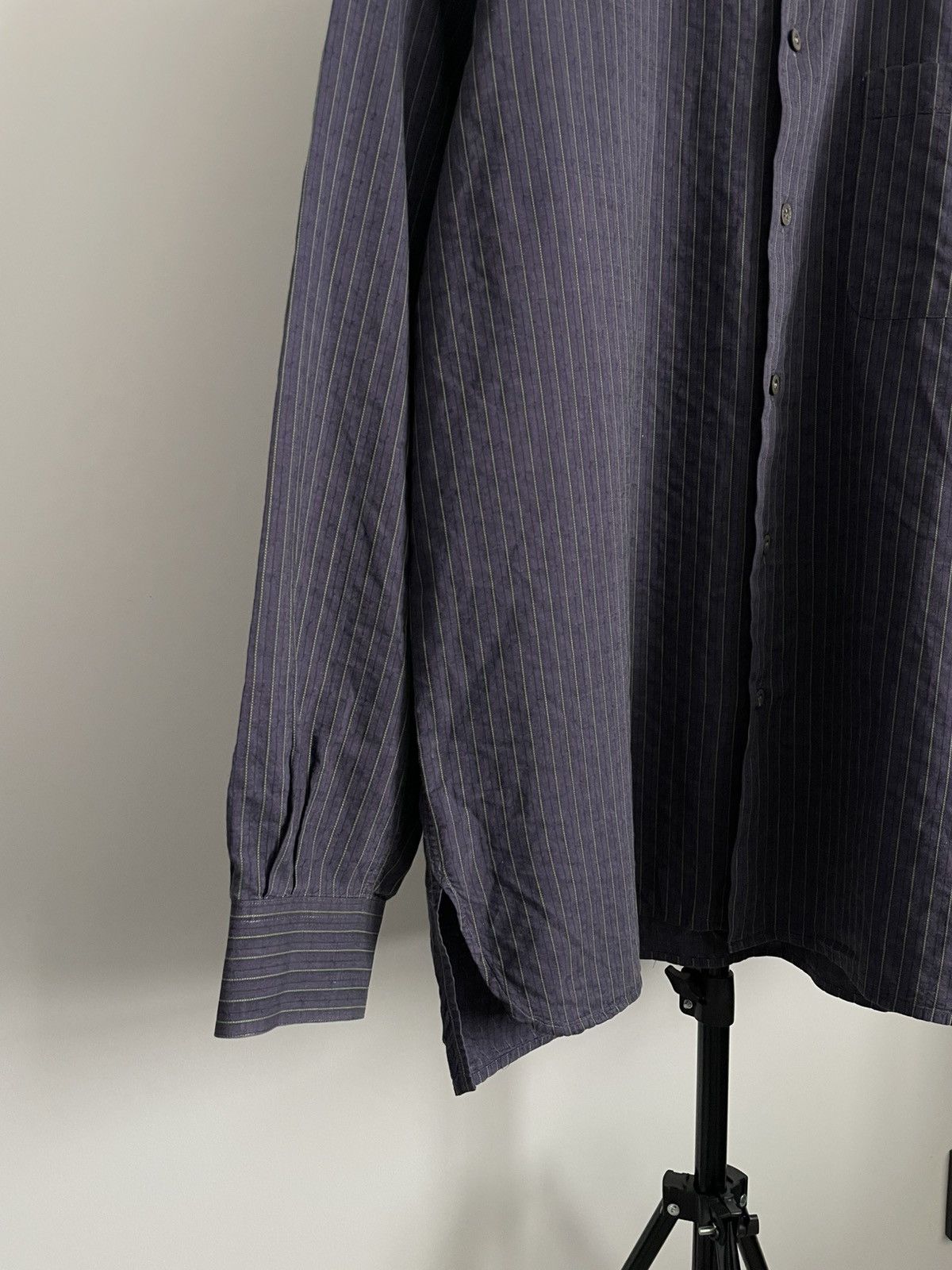 Ermenegildo Zegna Vintage Ermenegildo Zegna Shirt Button Up 90’s Luxury RARE Size US L / EU 52-54 / 3 - 4 Thumbnail