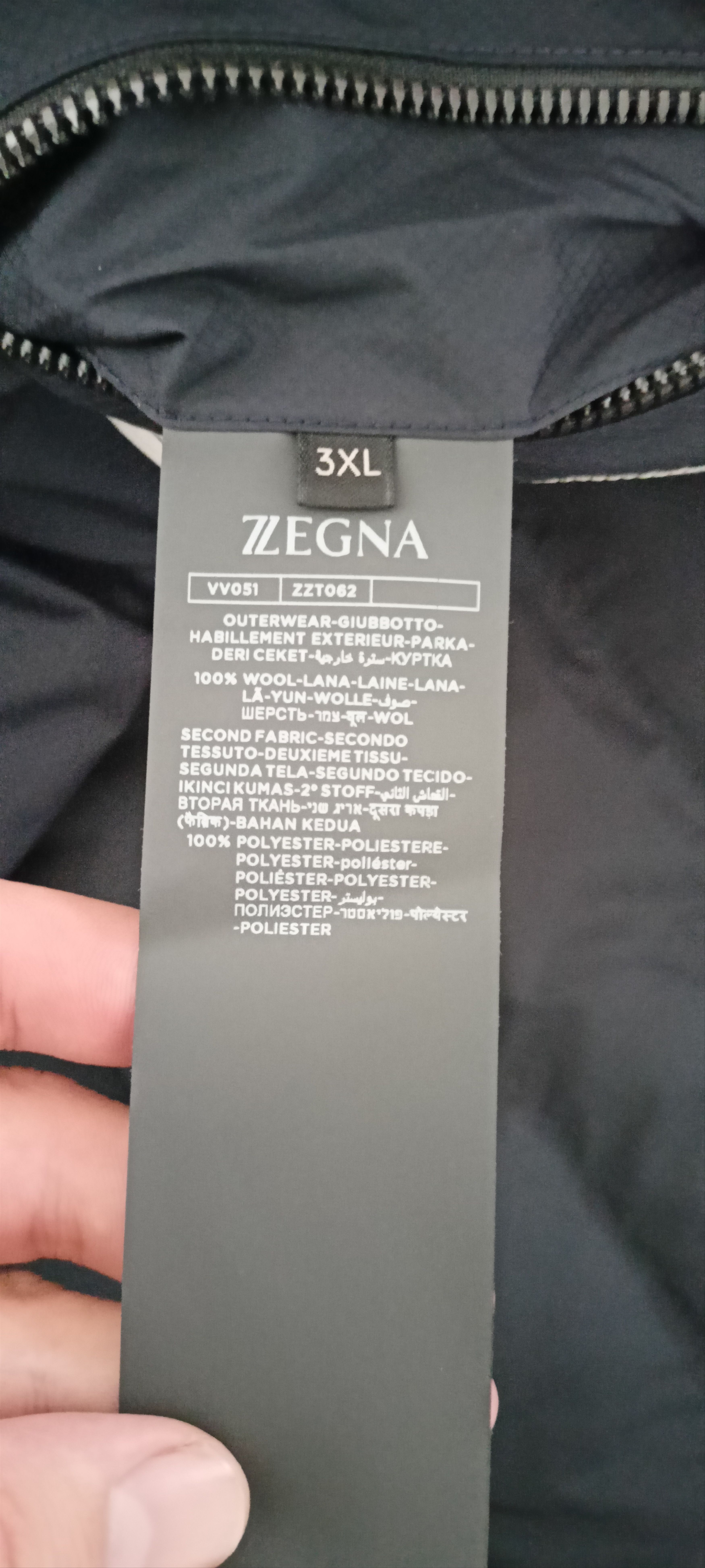 Ermenegildo Zegna Ermenegildo Zegna Techmerino Hooded Puffer Jacket 3XL Navy Size US XXL / EU 58 / 5 - 12 Thumbnail