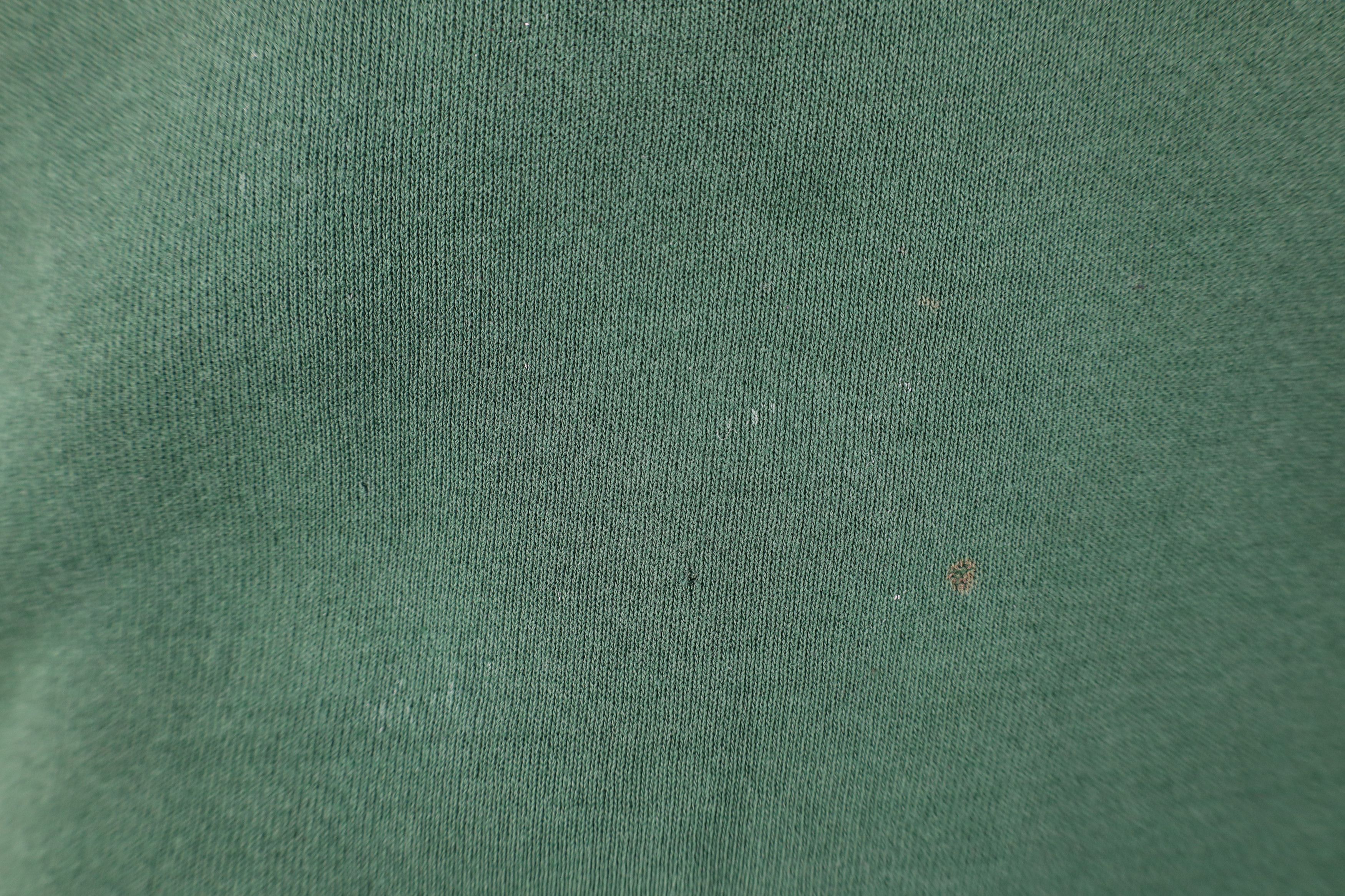 Vintage Vintage 90s Streetwear Blank Crewneck Sweatshirt Green Size US L / EU 52-54 / 3 - 5 Thumbnail