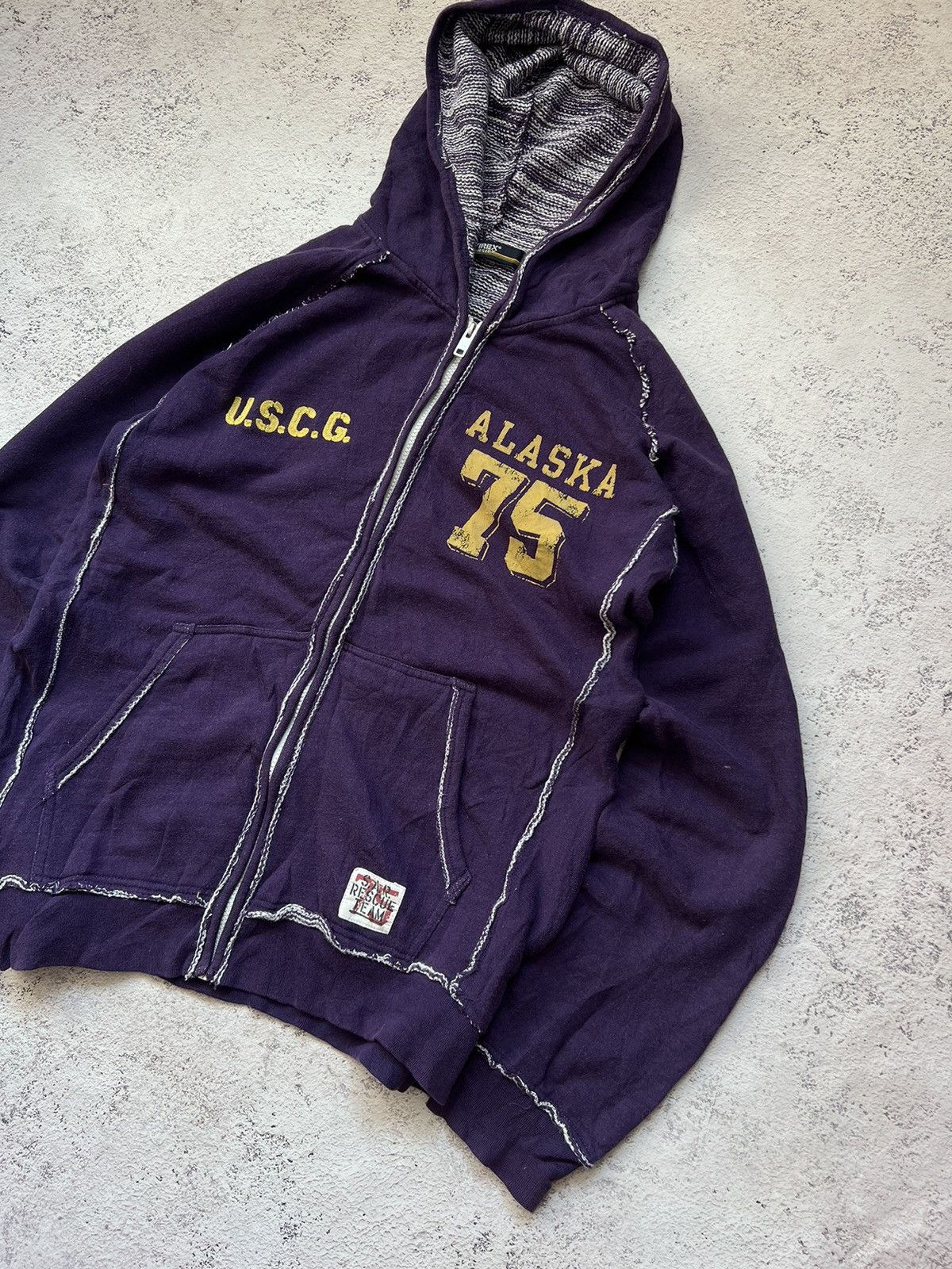 Avirex × Vintage Avirex Vintage zip Hoodie Size US XL / EU 56 / 4 - 5 Thumbnail