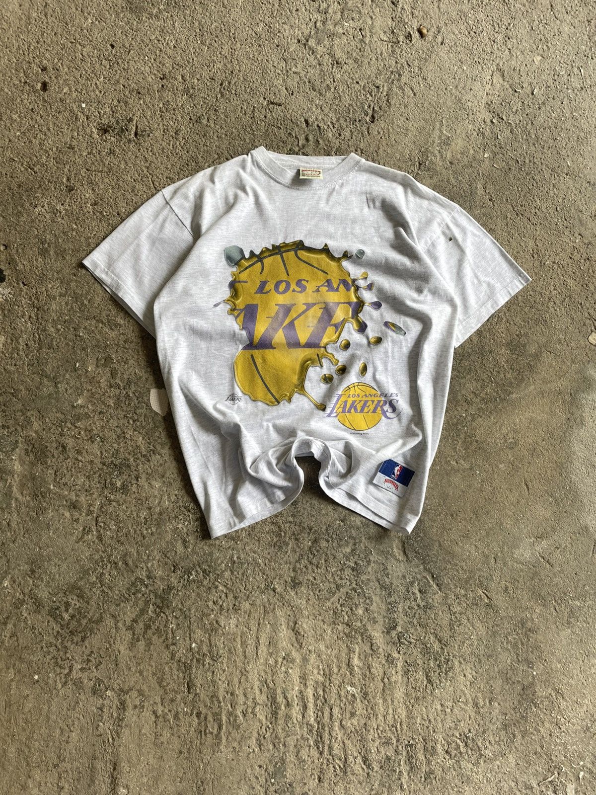 NBA Vintage Nutmeg Los Angeles Lakers nba tee Size US M / EU 48-50 / 2 - 3 Thumbnail