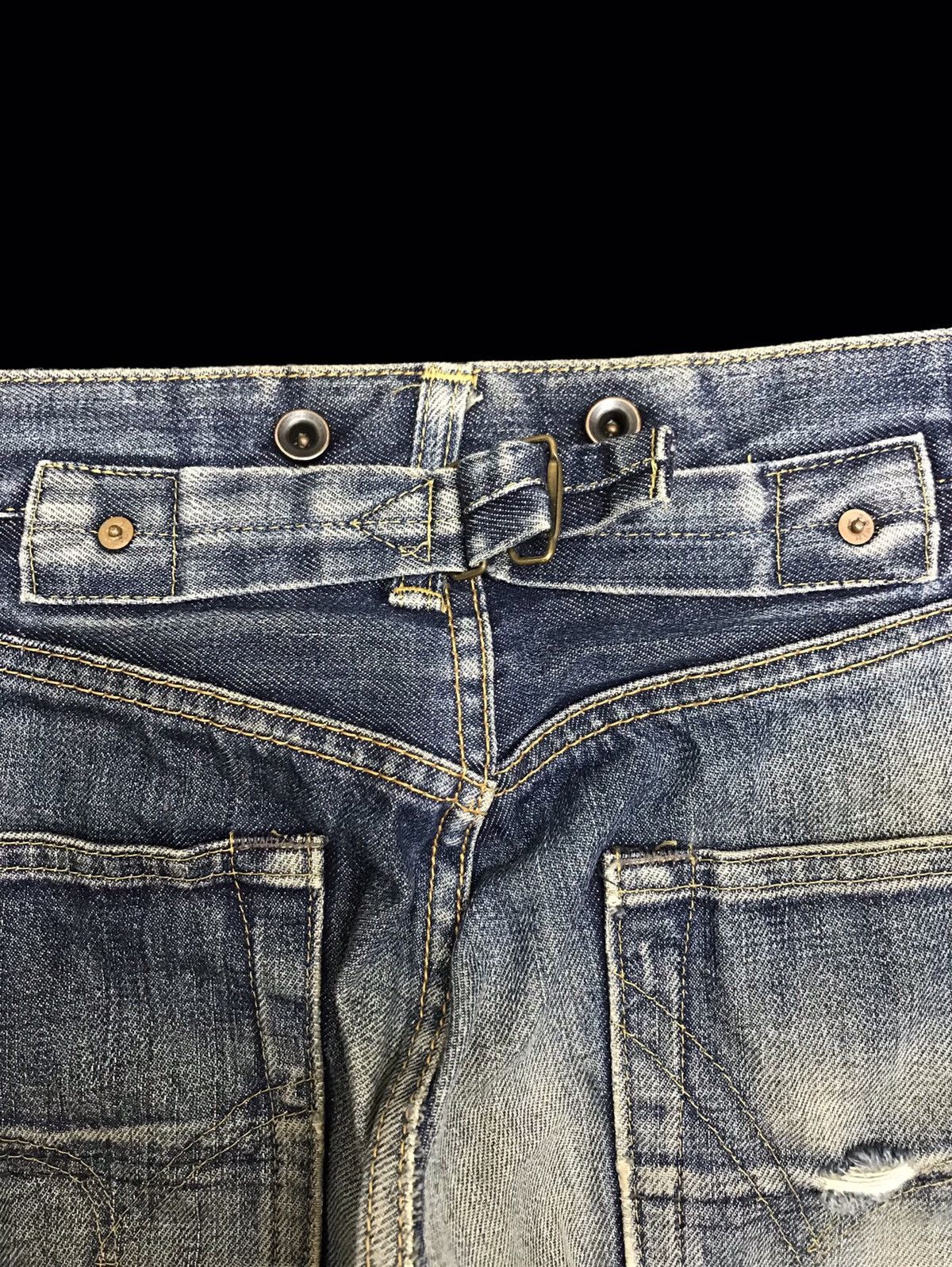 Edwin 💥THRASHED💥RARE EDWIN OVRLL WIDE BAGGY SUSPENDER DENIM F345 Size US 28 / EU 44 - 14 Thumbnail