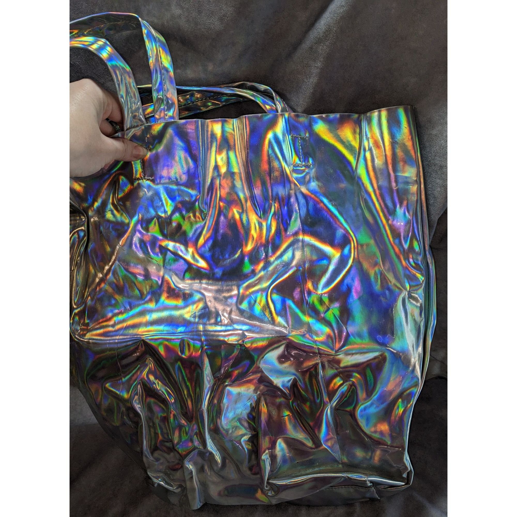 Other Key West Aloe Holographic Florida-Themed Tote Bag Size ONE SIZE - 4 Thumbnail