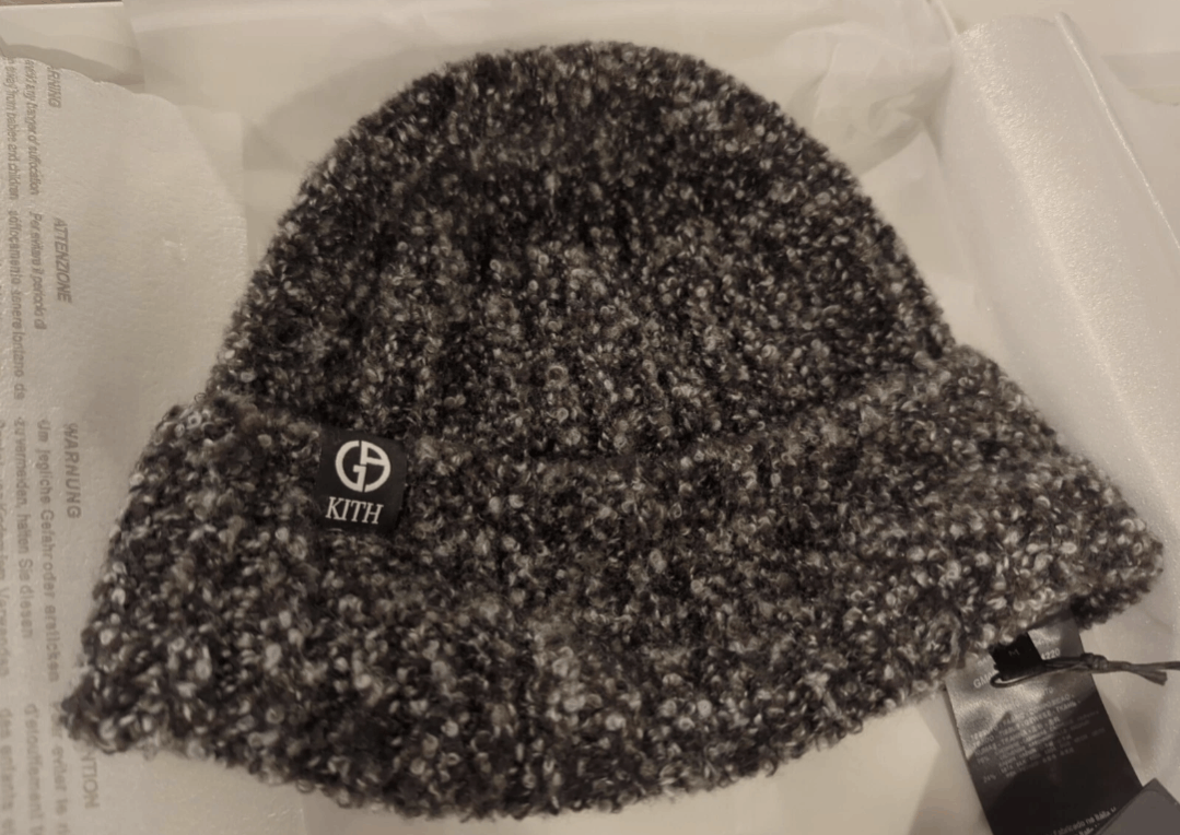 Giorgio Armani × Kith Giorgio Armani x Kith FW24 Cashmere Ink Beanie Size ONE SIZE - 2 Thumbnail