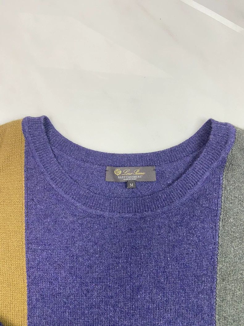 Loro Piana LORO PIANA Baby cashmere sweater shawl sweater Size M / US 6-8 / IT 42-44 - 7 Thumbnail