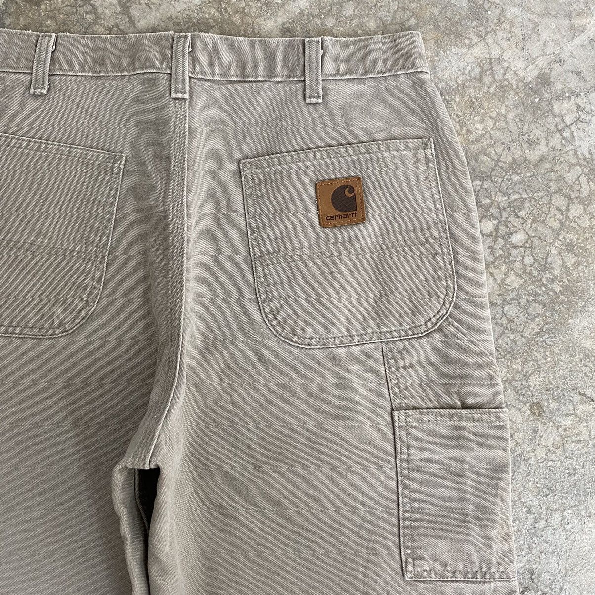 Carhartt Vintage Carhartt Desert Grey Carpenter Work Pants Size US 34 / EU 50 - 17 Thumbnail