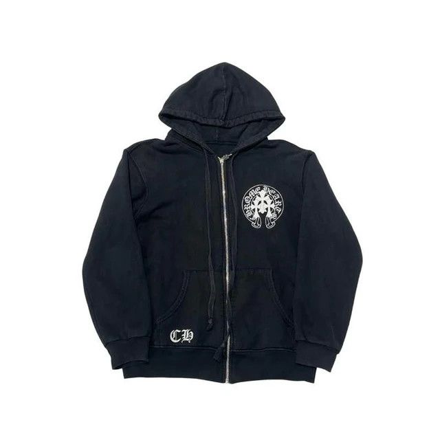 Chrome Hearts Chrome Hearts Triple Cross Horseshoe Thermal Zip-Up Hoodie Size US S / EU 44-46 / 1 - 1 Thumbnail